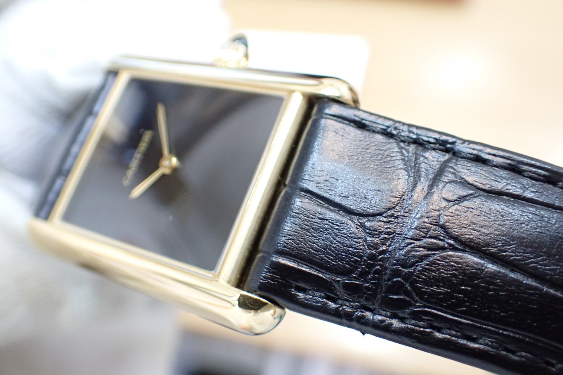 カルティエ/Cartier タンク ルイ カルティエ LM ラージサイズ Ref.WGTA0091 18KYG