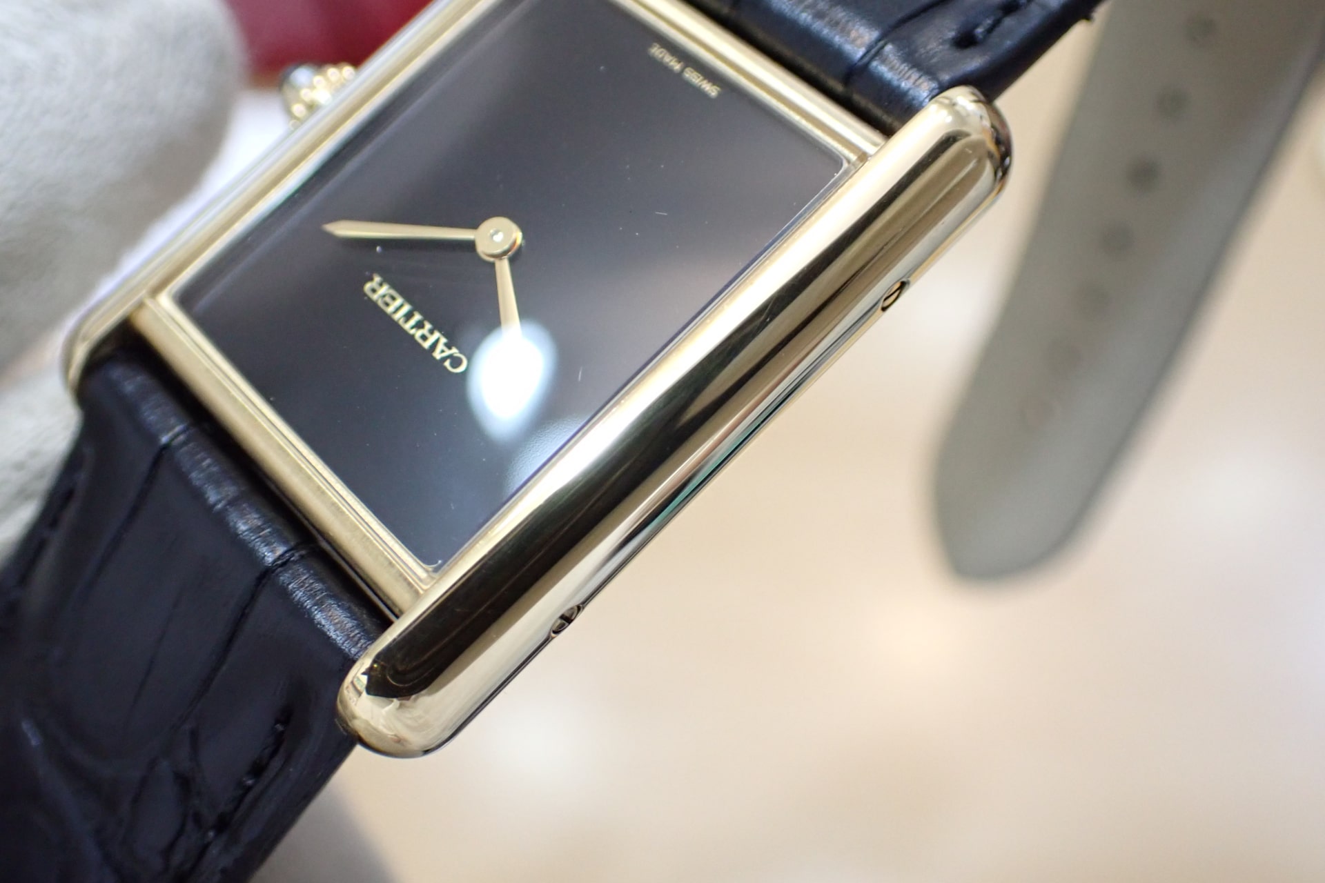 カルティエ/Cartier タンク ルイ カルティエ LM ラージサイズ Ref.WGTA0091 18KYG