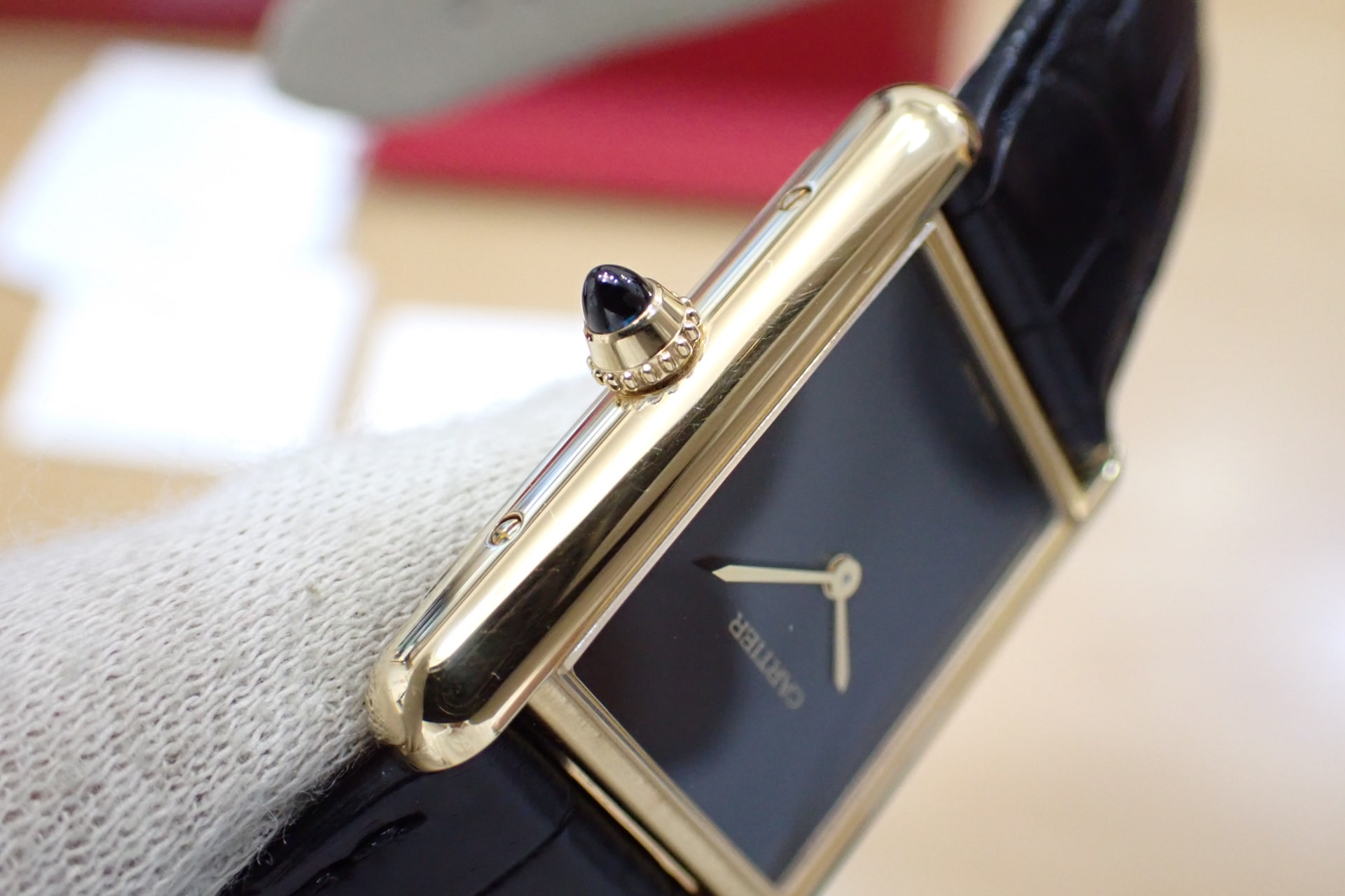 カルティエ/Cartier タンク ルイ カルティエ LM ラージサイズ Ref.WGTA0091 18KYG