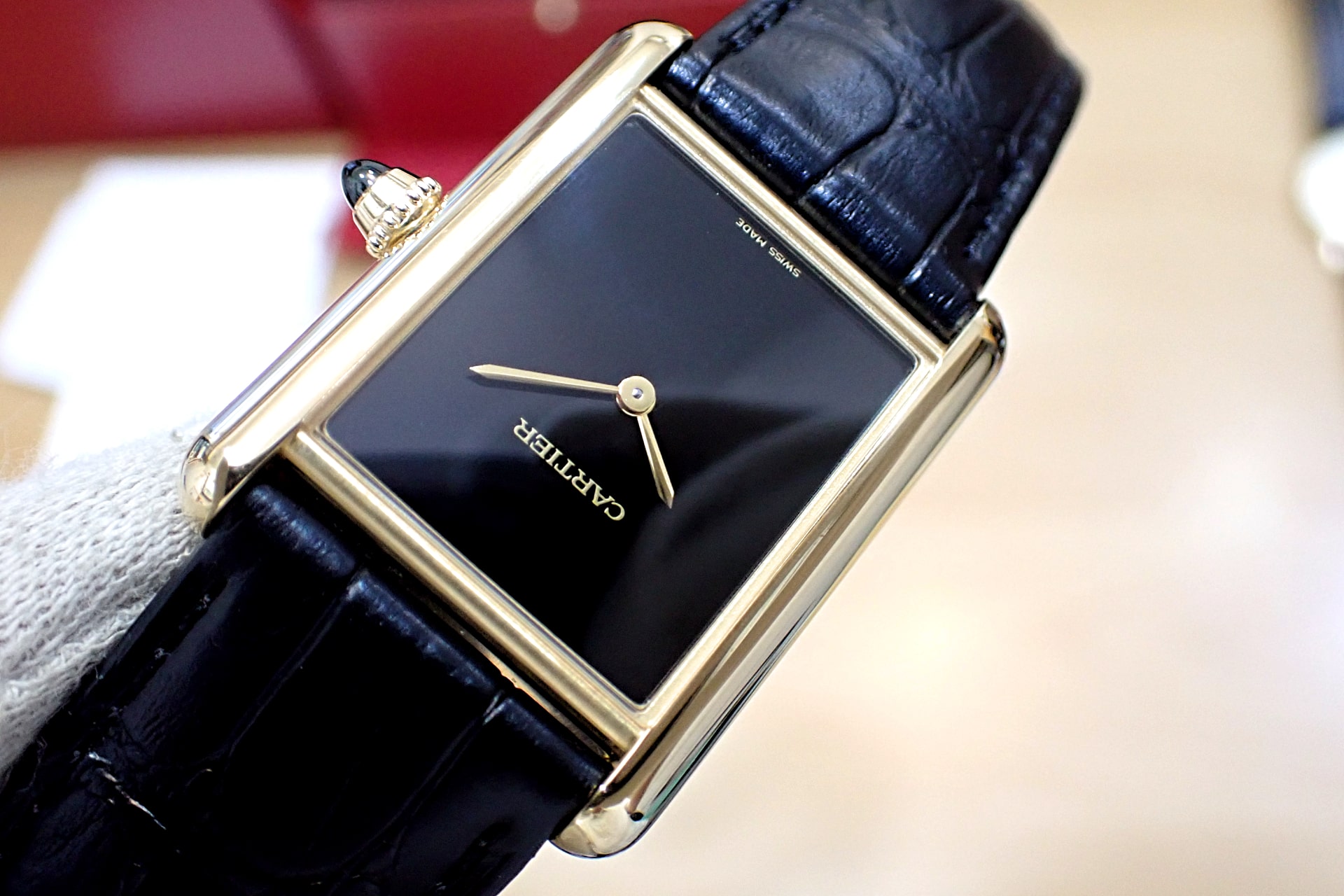 カルティエ/Cartier タンク ルイ カルティエ LM ラージサイズ Ref.WGTA0091 18KYG