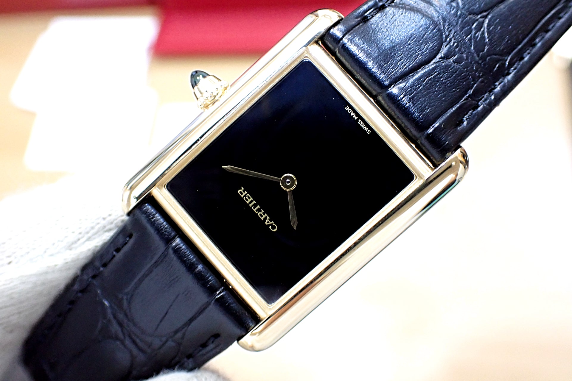 カルティエ/Cartier タンク ルイ カルティエ LM ラージサイズ Ref.WGTA0091 18KYG