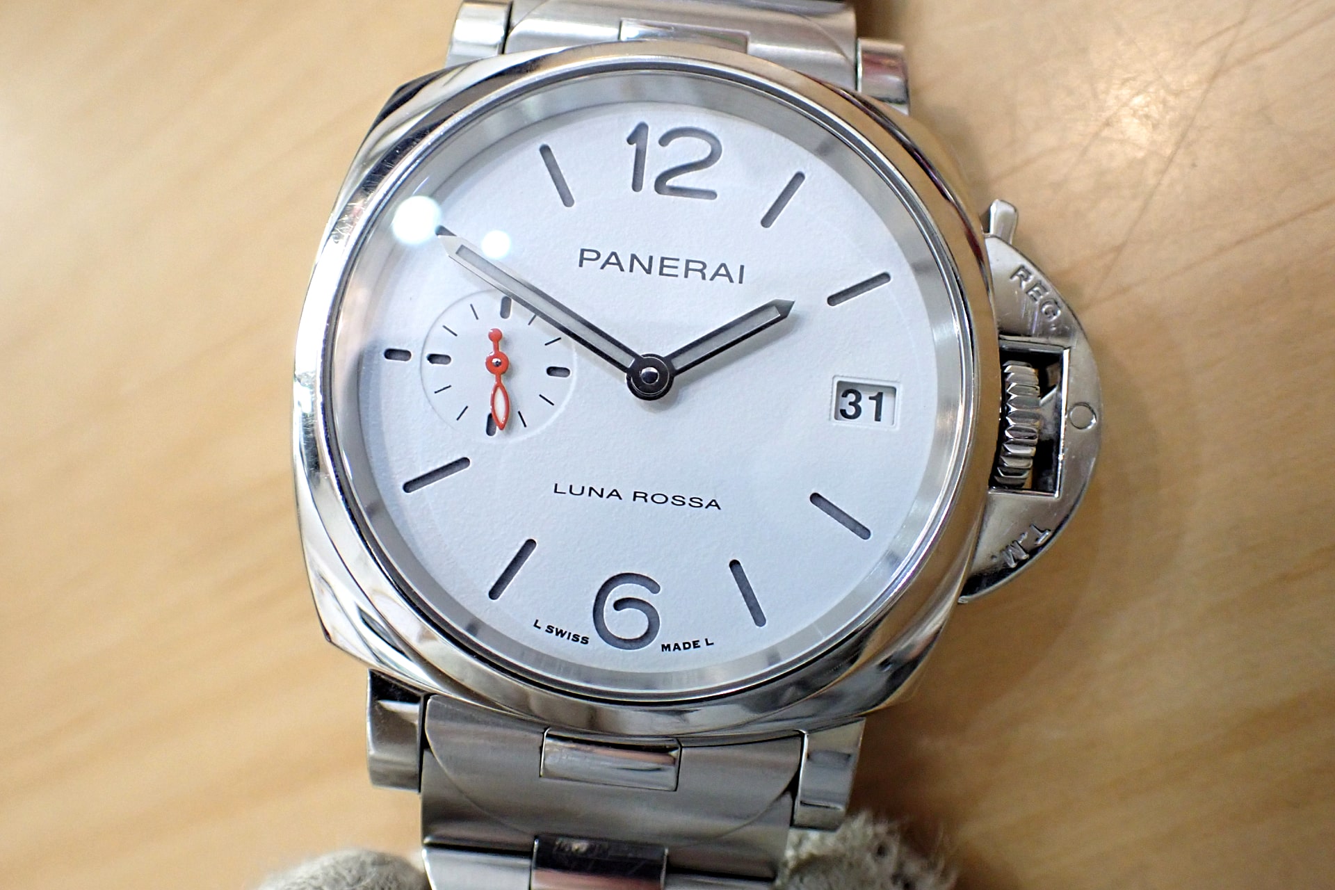 パネライ/PANERAI ルミノール ドゥエ 38mm ルナ・ロッサ Ref.PAM01378
