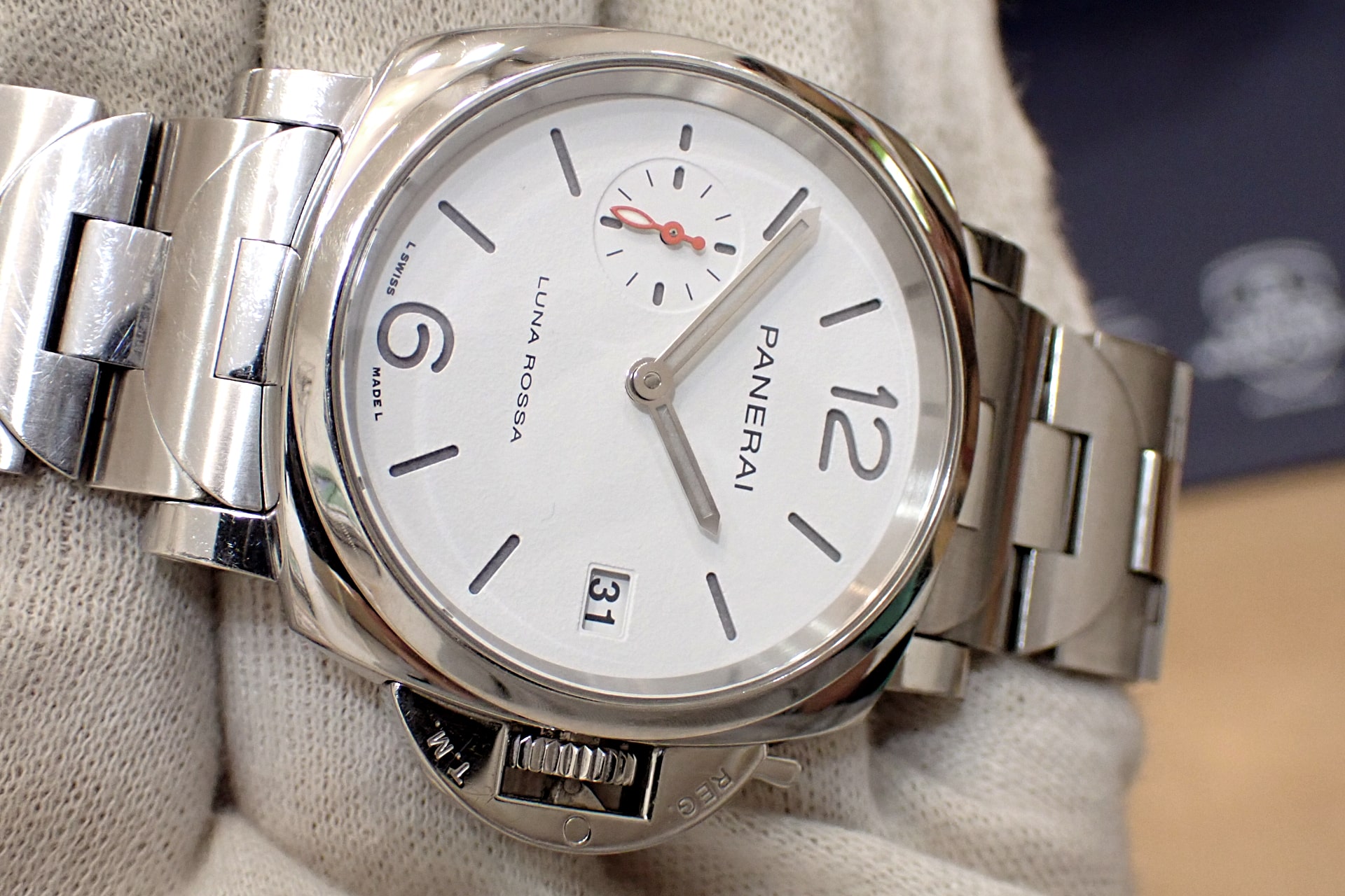 パネライ/PANERAI ルミノール ドゥエ 38mm ルナ・ロッサ Ref.PAM01378