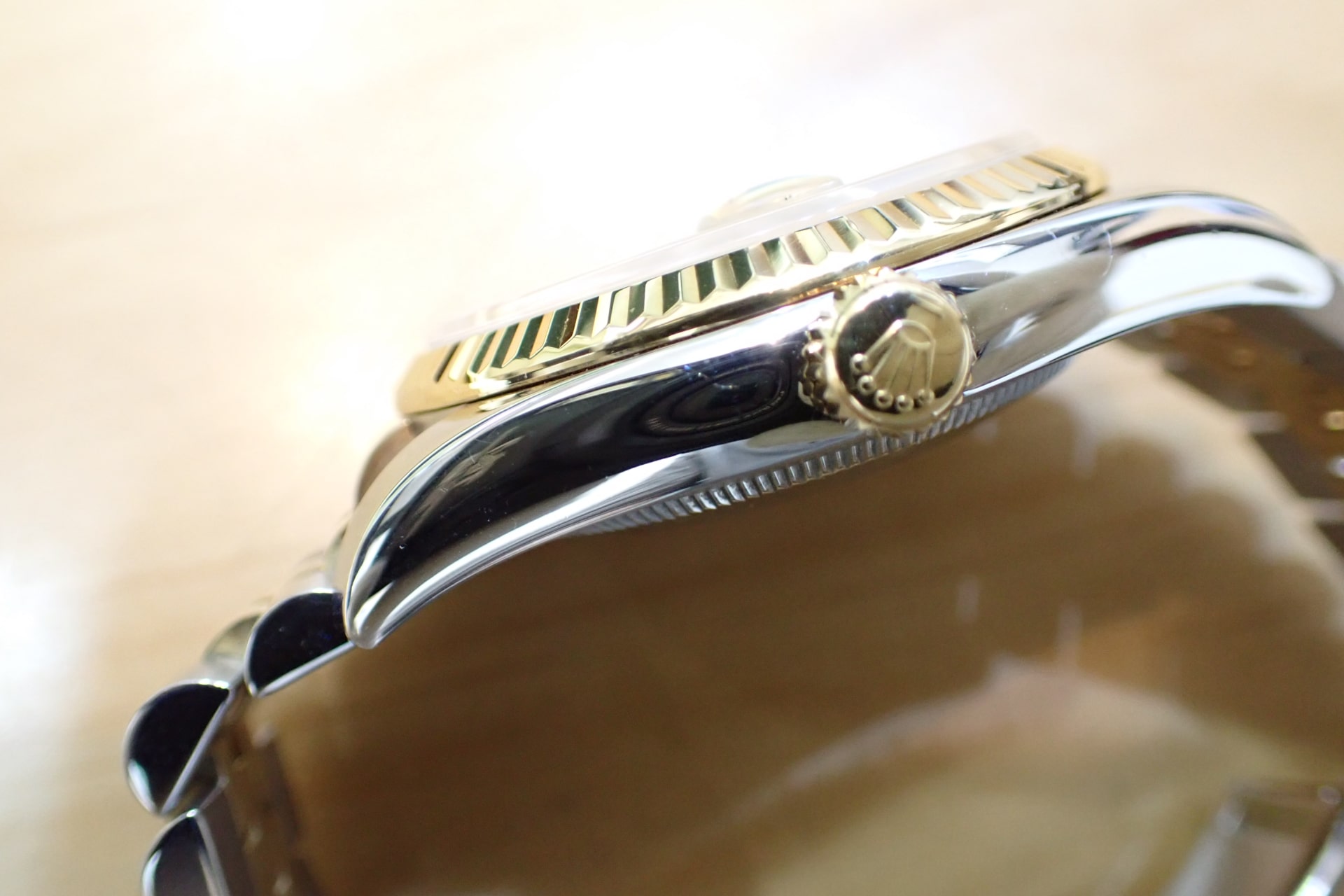 ロレックス/ROLEX デイトジャスト Ref.116233 シリアルG番 18KYG/SS シャンパン文字盤/ジュビリー