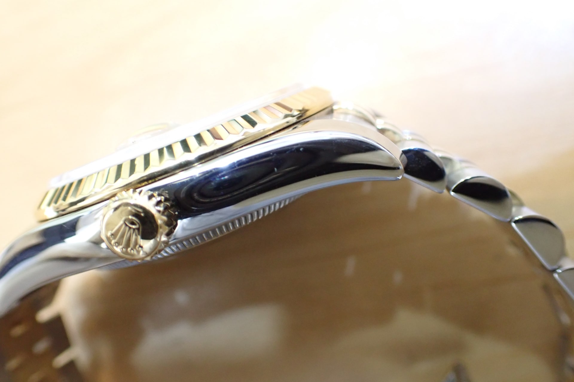 ロレックス/ROLEX デイトジャスト Ref.116233 シリアルG番 18KYG/SS シャンパン文字盤/ジュビリー