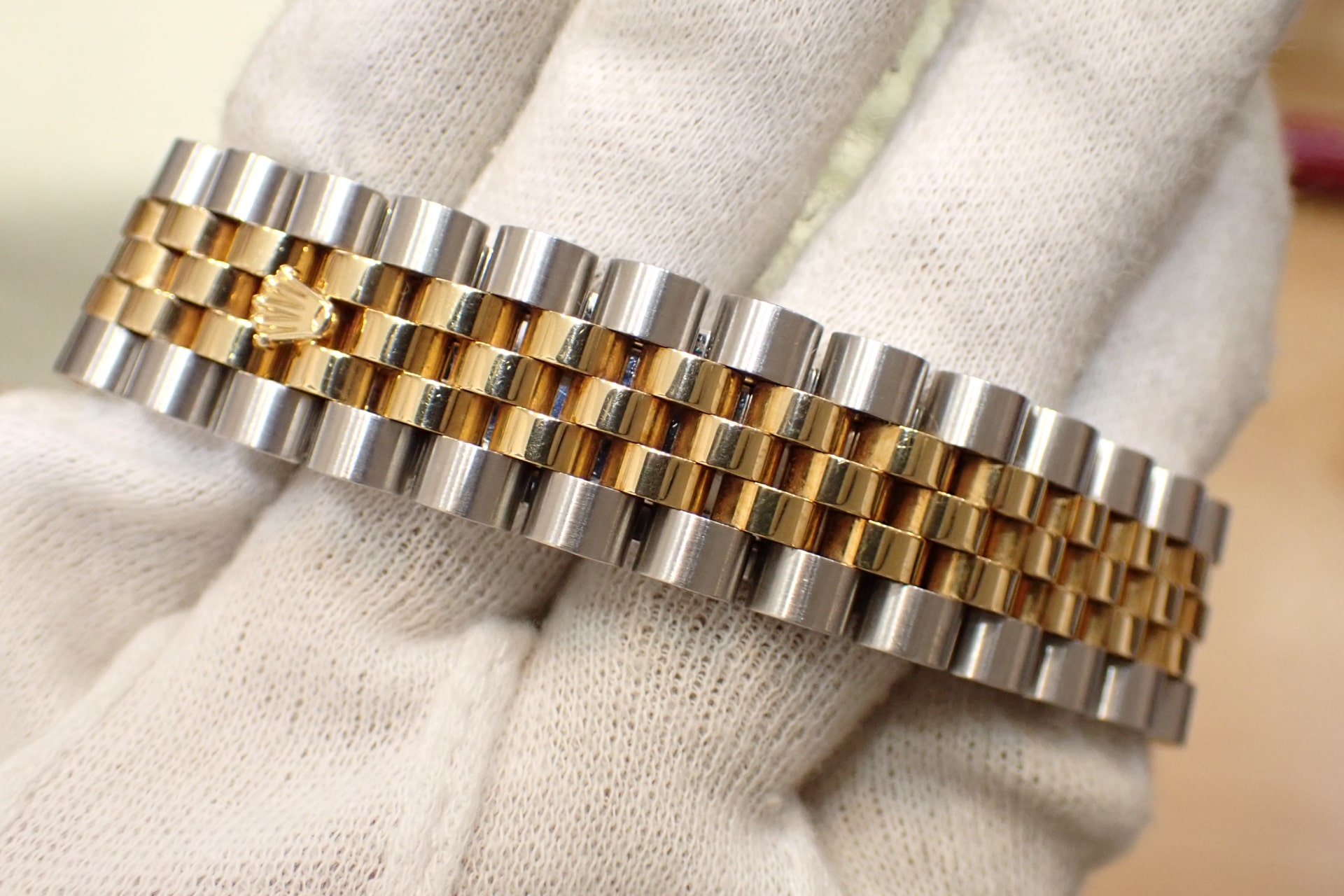 ロレックス/ROLEX デイトジャスト Ref.116233 シリアルG番 18KYG/SS シャンパン文字盤/ジュビリー