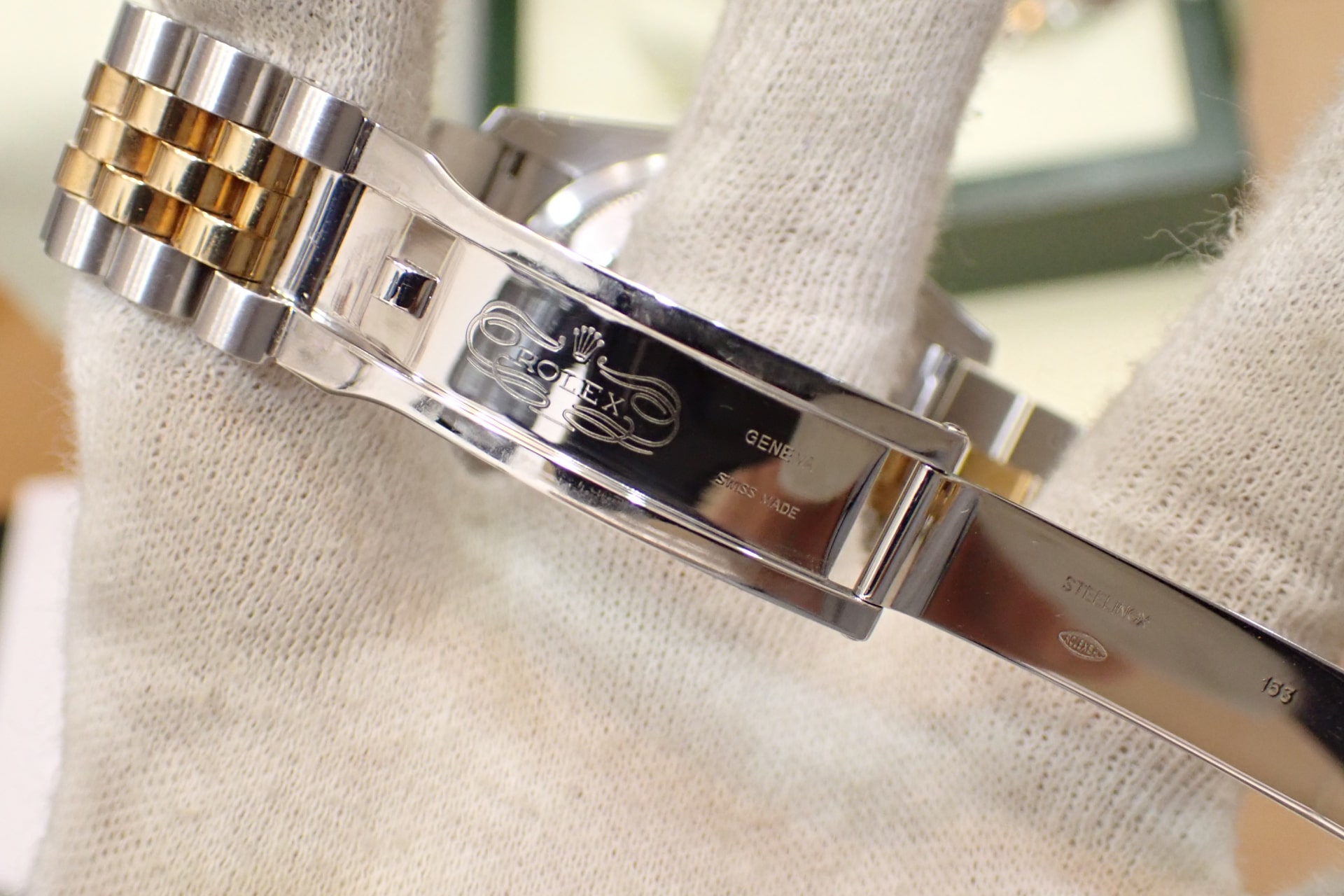 ロレックス/ROLEX デイトジャスト Ref.116233 シリアルG番 18KYG/SS シャンパン文字盤/ジュビリー