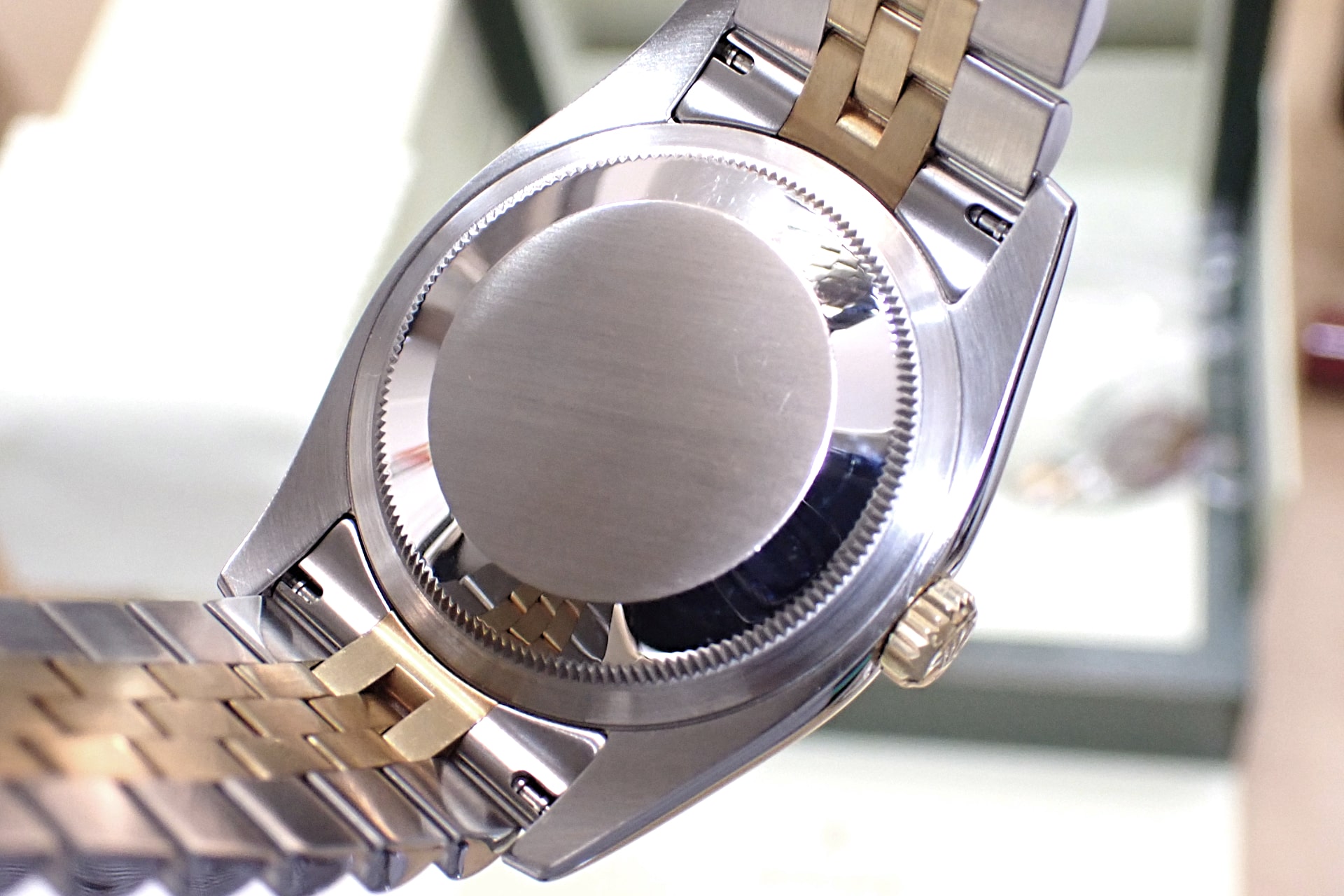 ロレックス/ROLEX デイトジャスト Ref.116233 シリアルG番 18KYG/SS シャンパン文字盤/ジュビリー