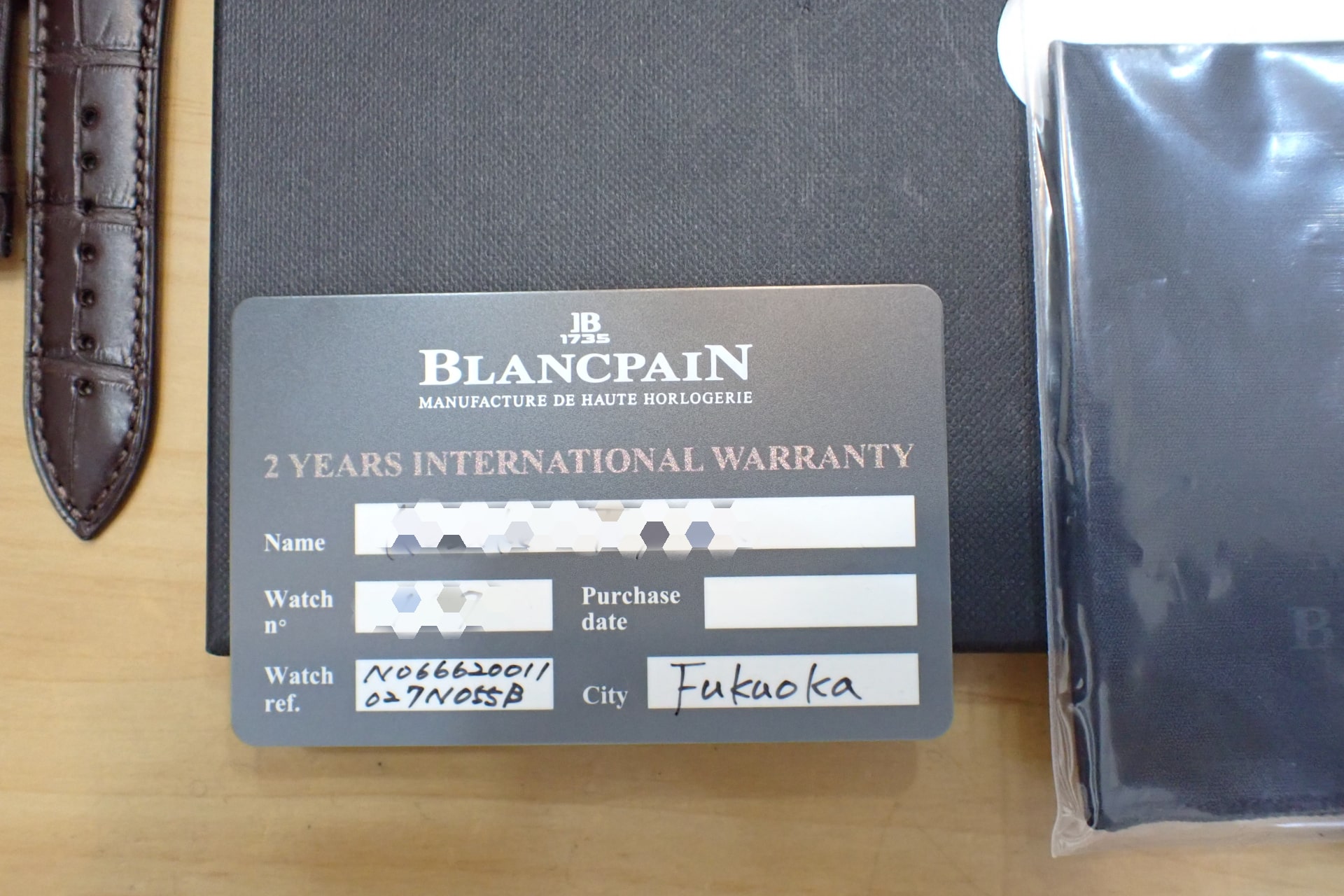 BLANCPAIN/ブランパン ヴィルレ GMT デイト Ref.6662-1127-55B