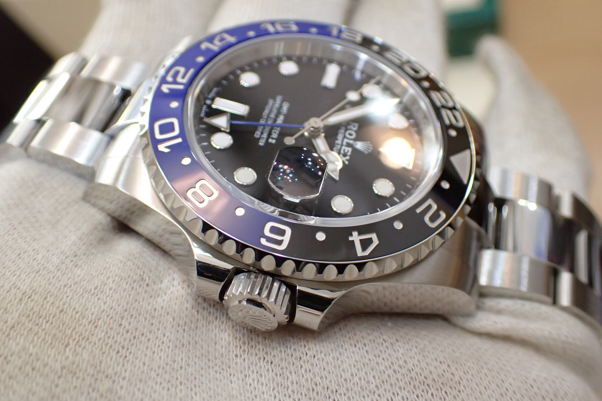 未使用【ROLEX】ロレックス GMTマスター2 Ref.126710BLNR オイスター