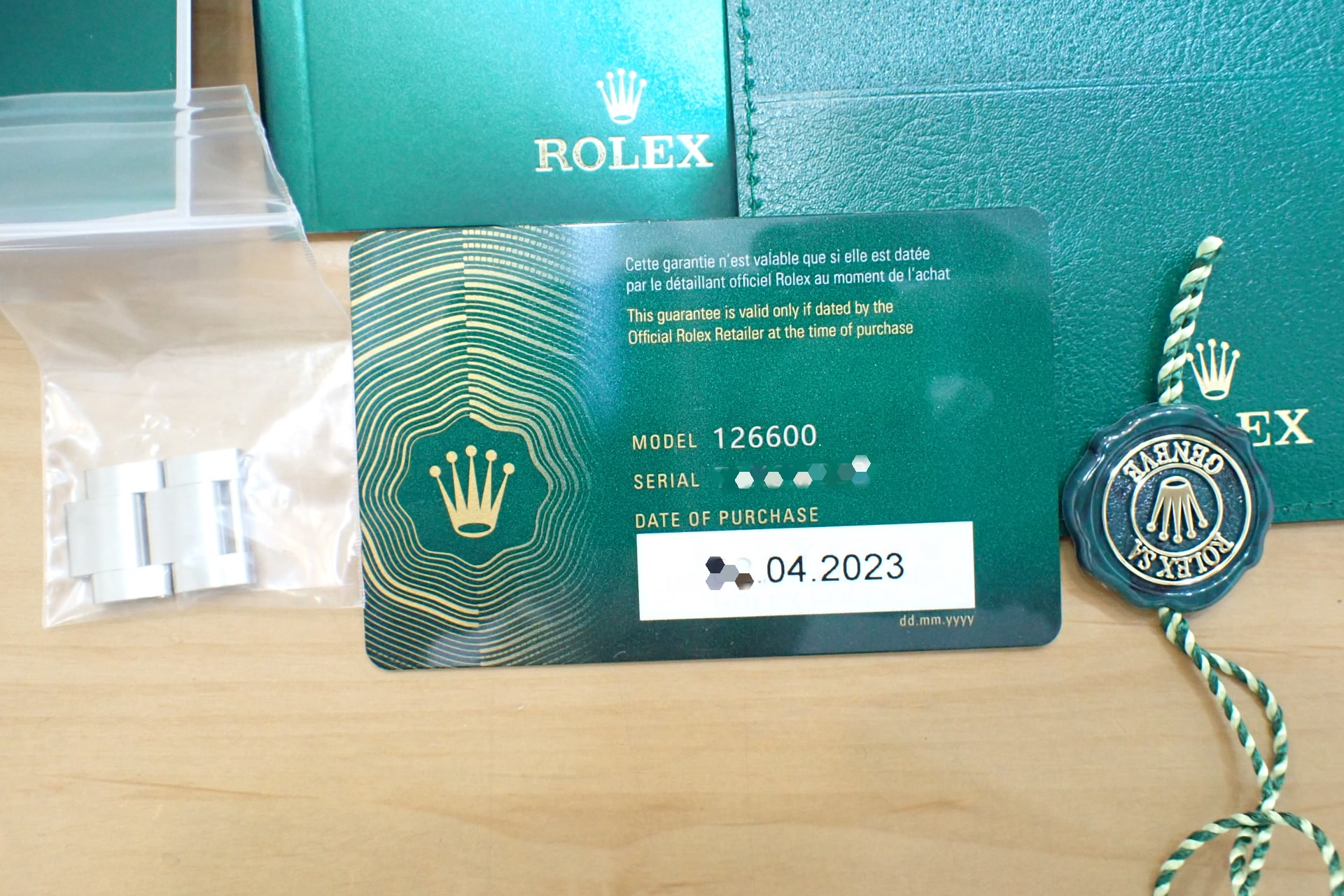 ROLEX/ロレックス シードゥエラー Ref.126600 赤シード/ランダム ノンポリッシュ