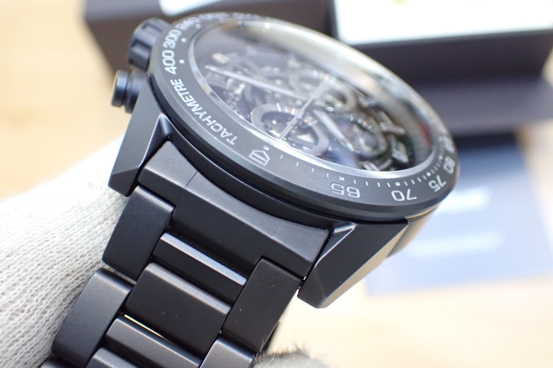 タグ ホイヤー/TAG HEUER カレラ キャリバーホイヤー01 クロノグラフ Ref.CAR2A91.BH0742 セラミック製