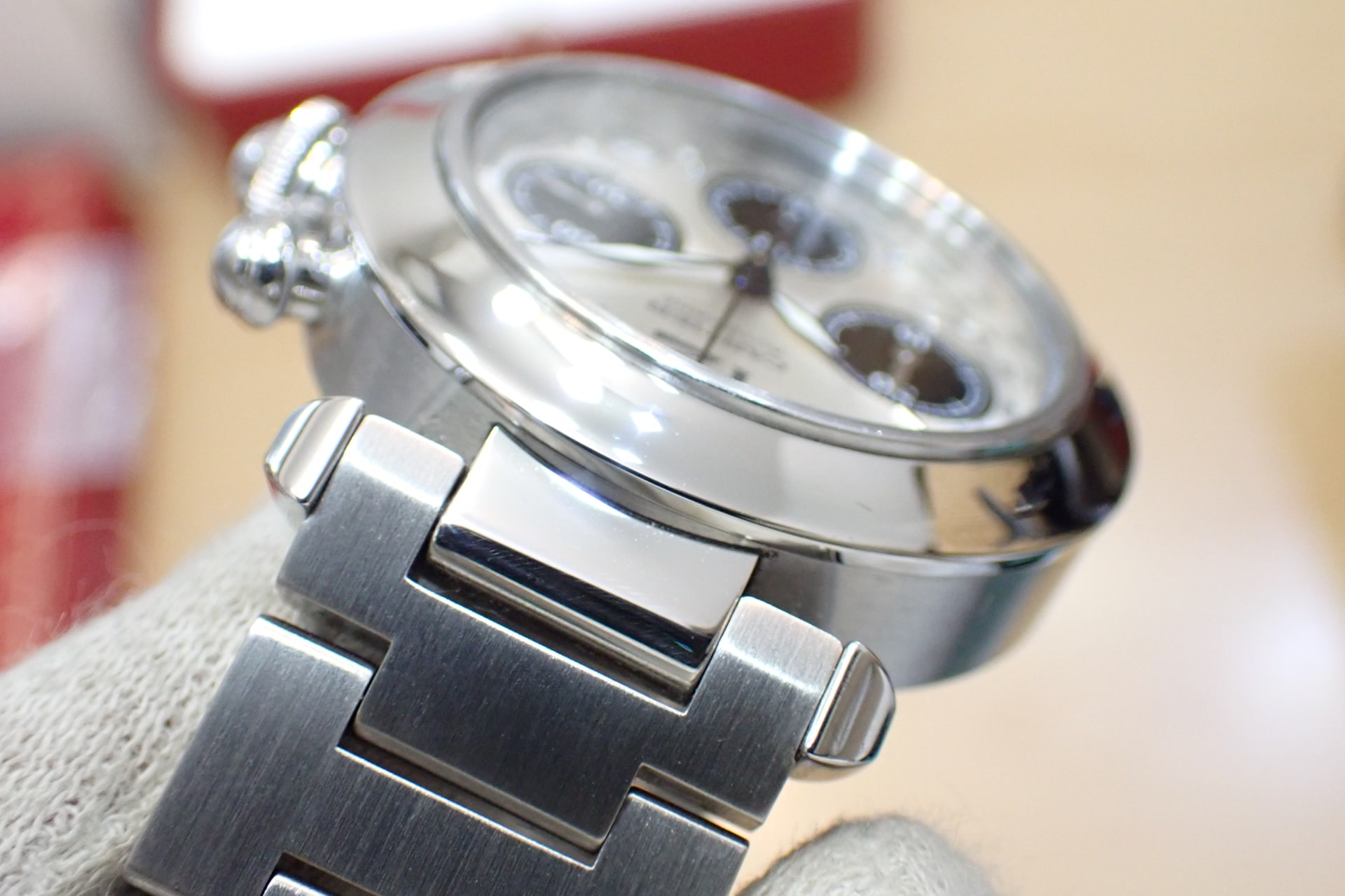 カルティエ/CARTIER パシャC クロノグラフ Ref.W31048M7