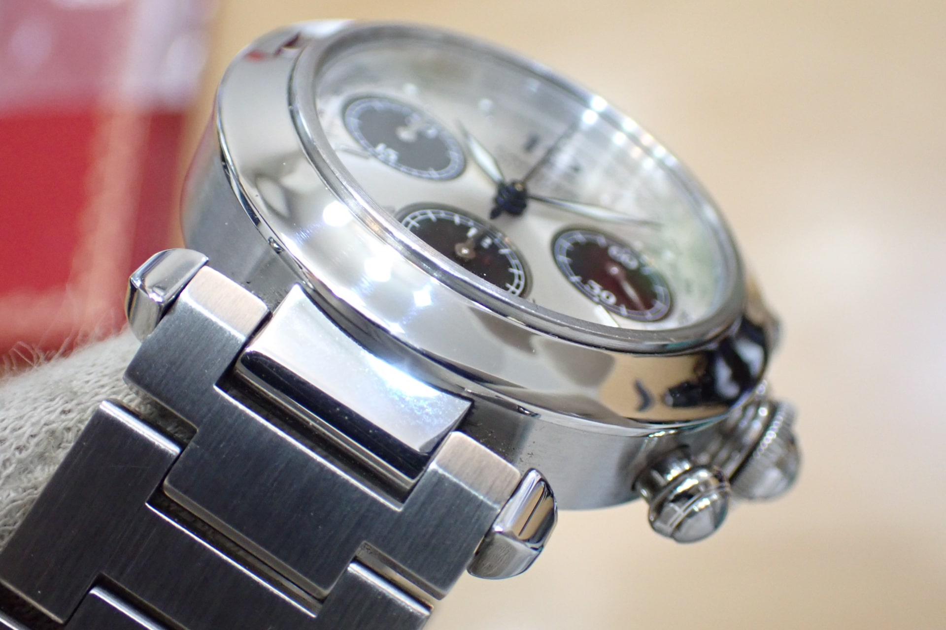 カルティエ/CARTIER パシャC クロノグラフ Ref.W31048M7