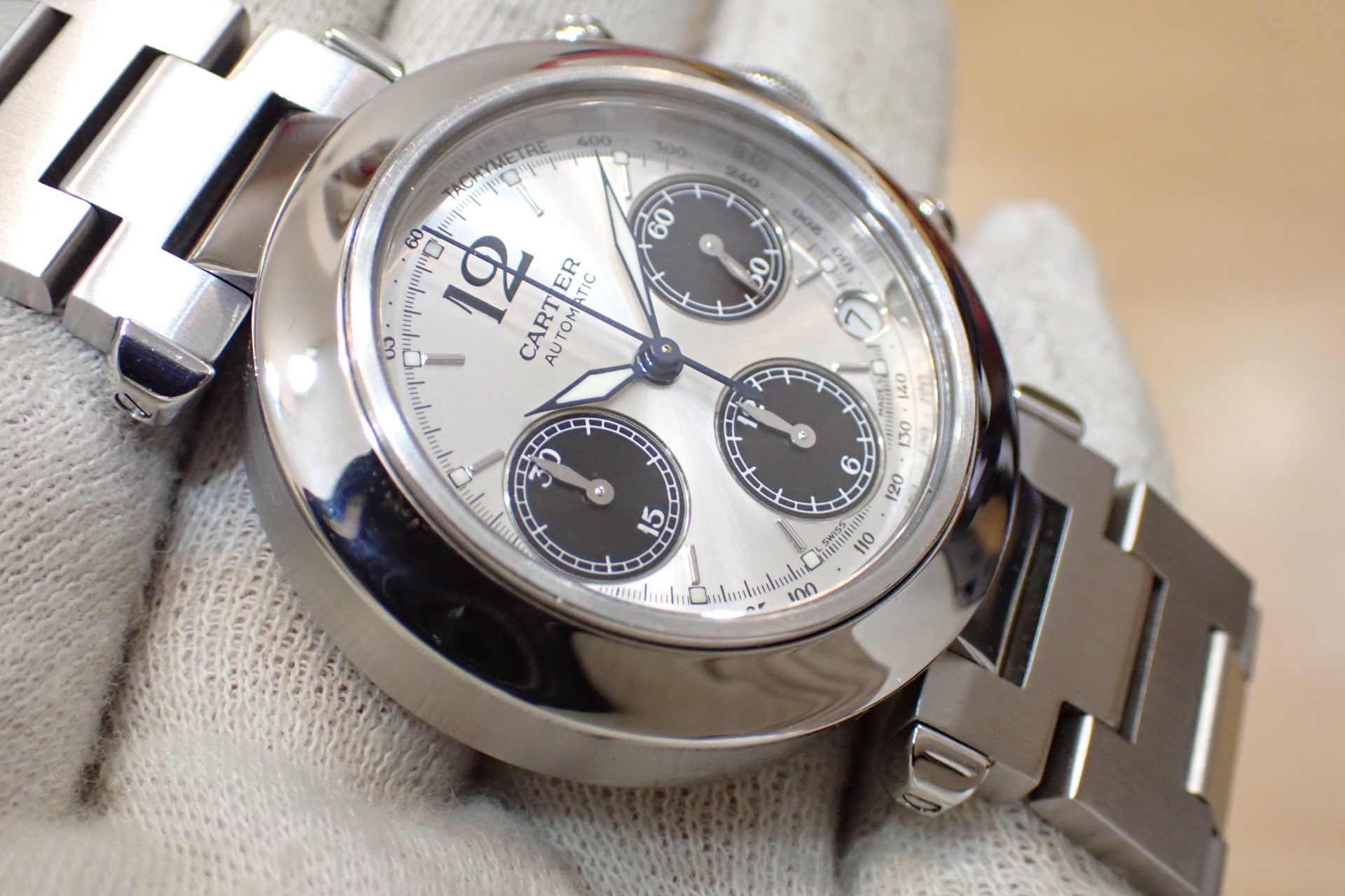 カルティエ/CARTIER パシャC クロノグラフ Ref.W31048M7