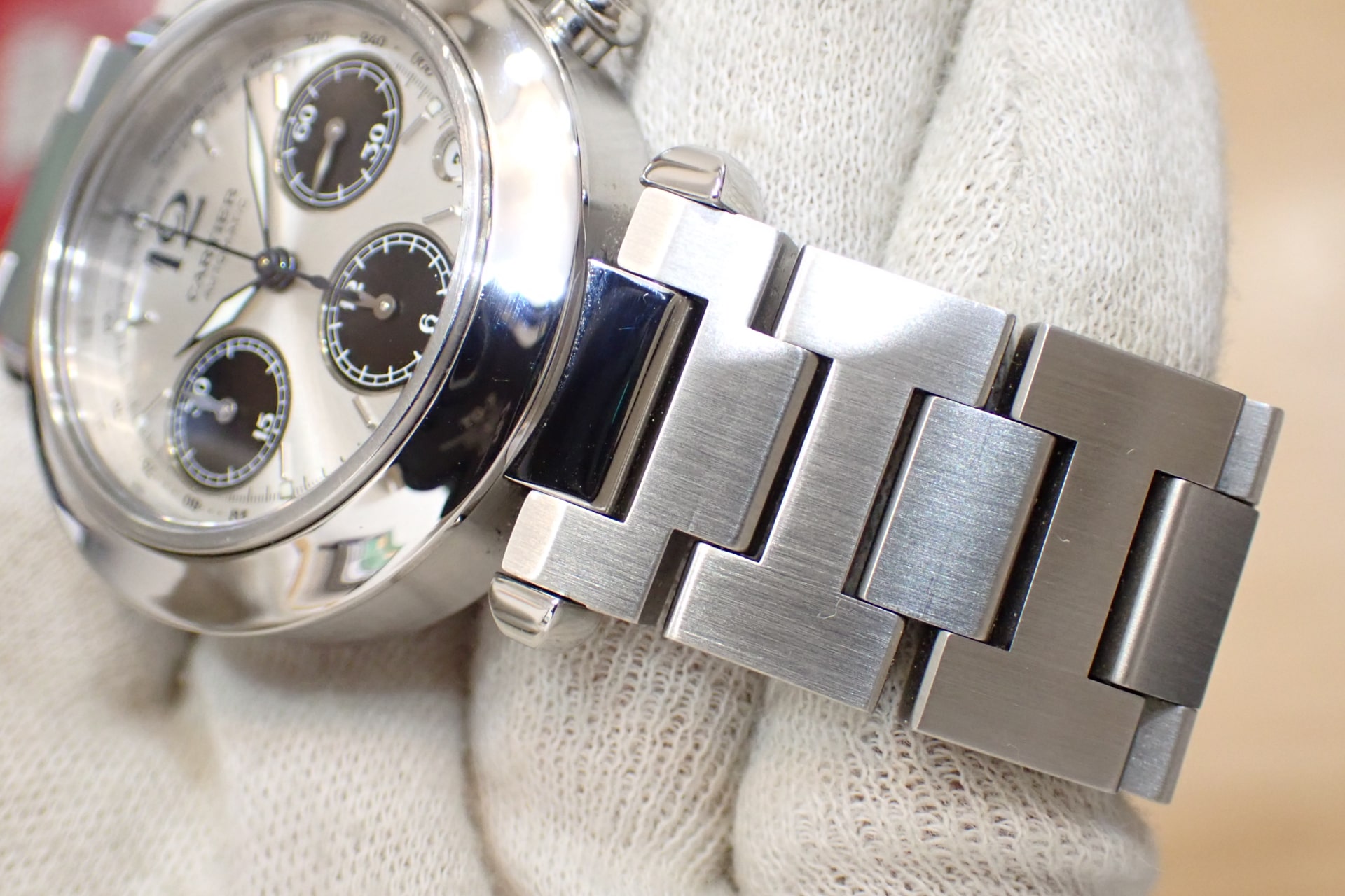 カルティエ/CARTIER パシャC クロノグラフ Ref.W31048M7