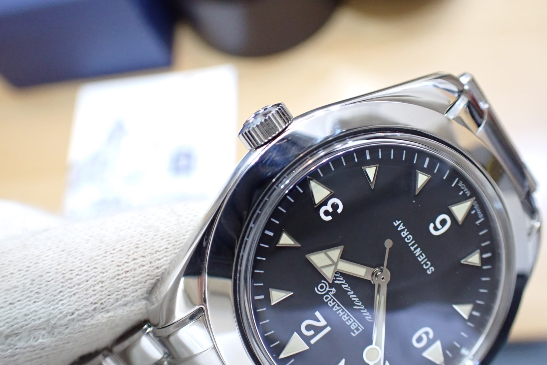 EBERHARD/エベラール サイエンティグラフ Ref.41043.01 CP 黒文字盤