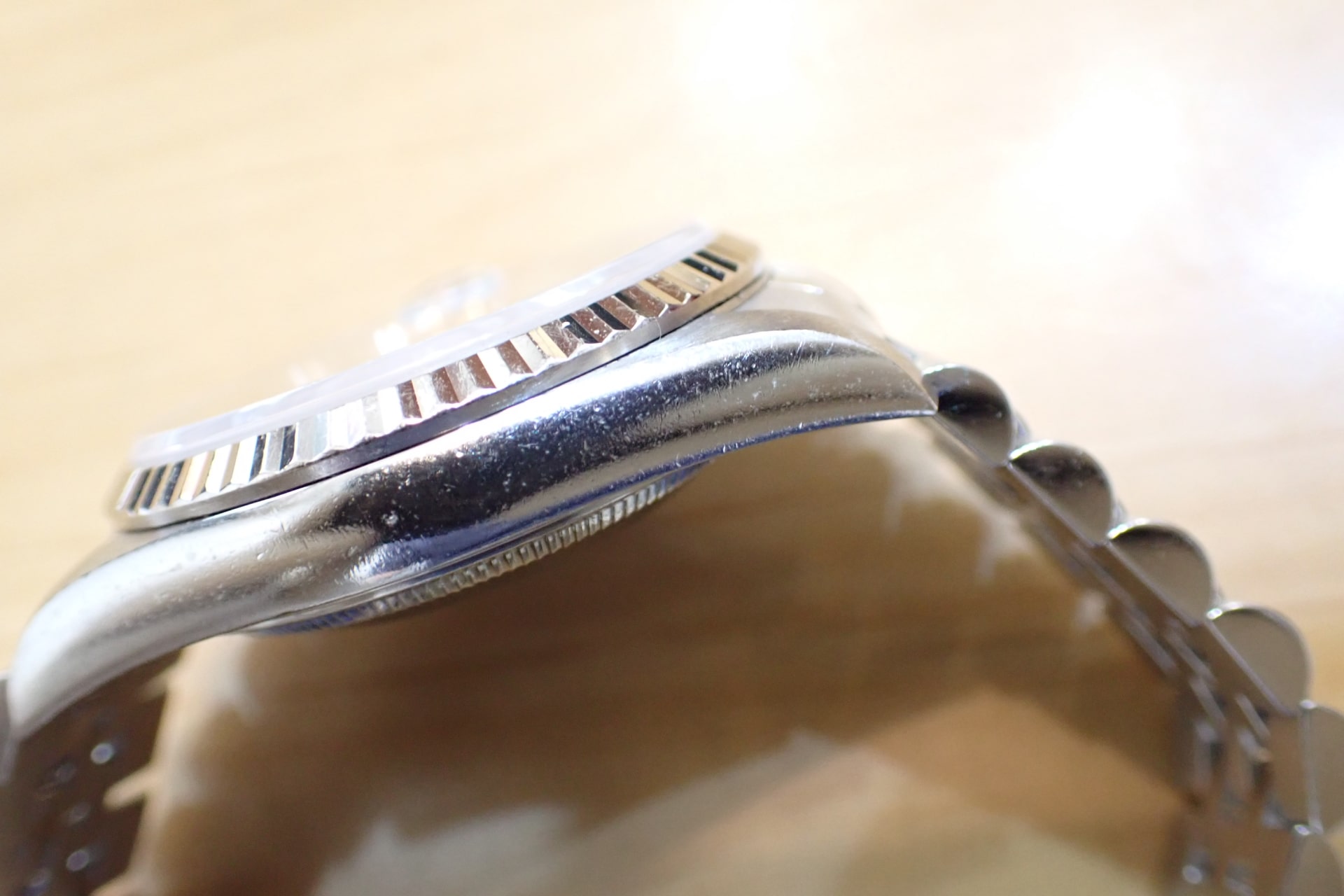 ROLEX/ロレックス デイトジャスト Ref.16234 シリアルT番 ブルーローマン文字盤/フルーテッドベゼル ジュビリーブレス