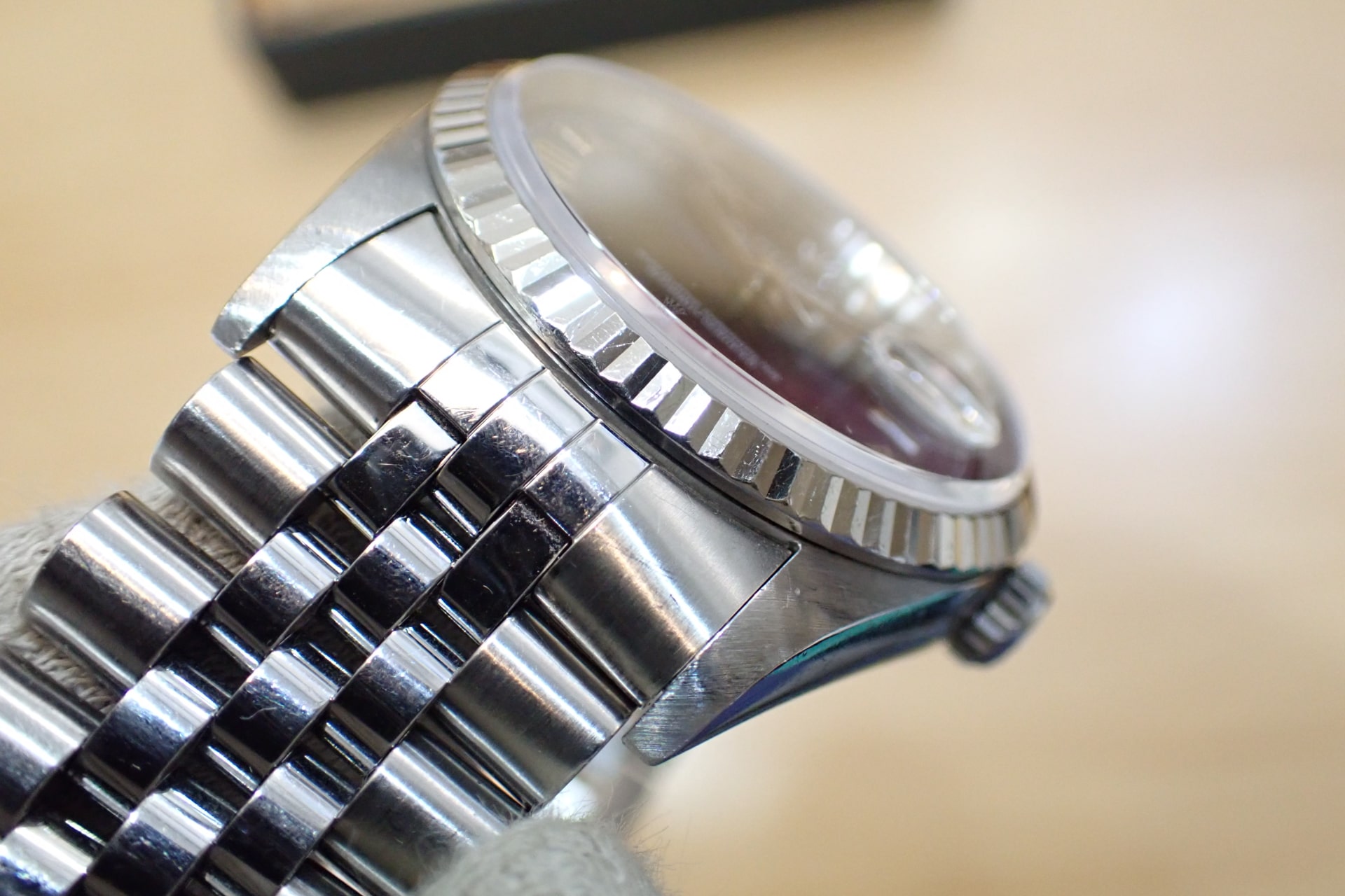 ROLEX/ロレックス デイトジャスト Ref.16234 シリアルT番 ブルーローマン文字盤/フルーテッドベゼル ジュビリーブレス