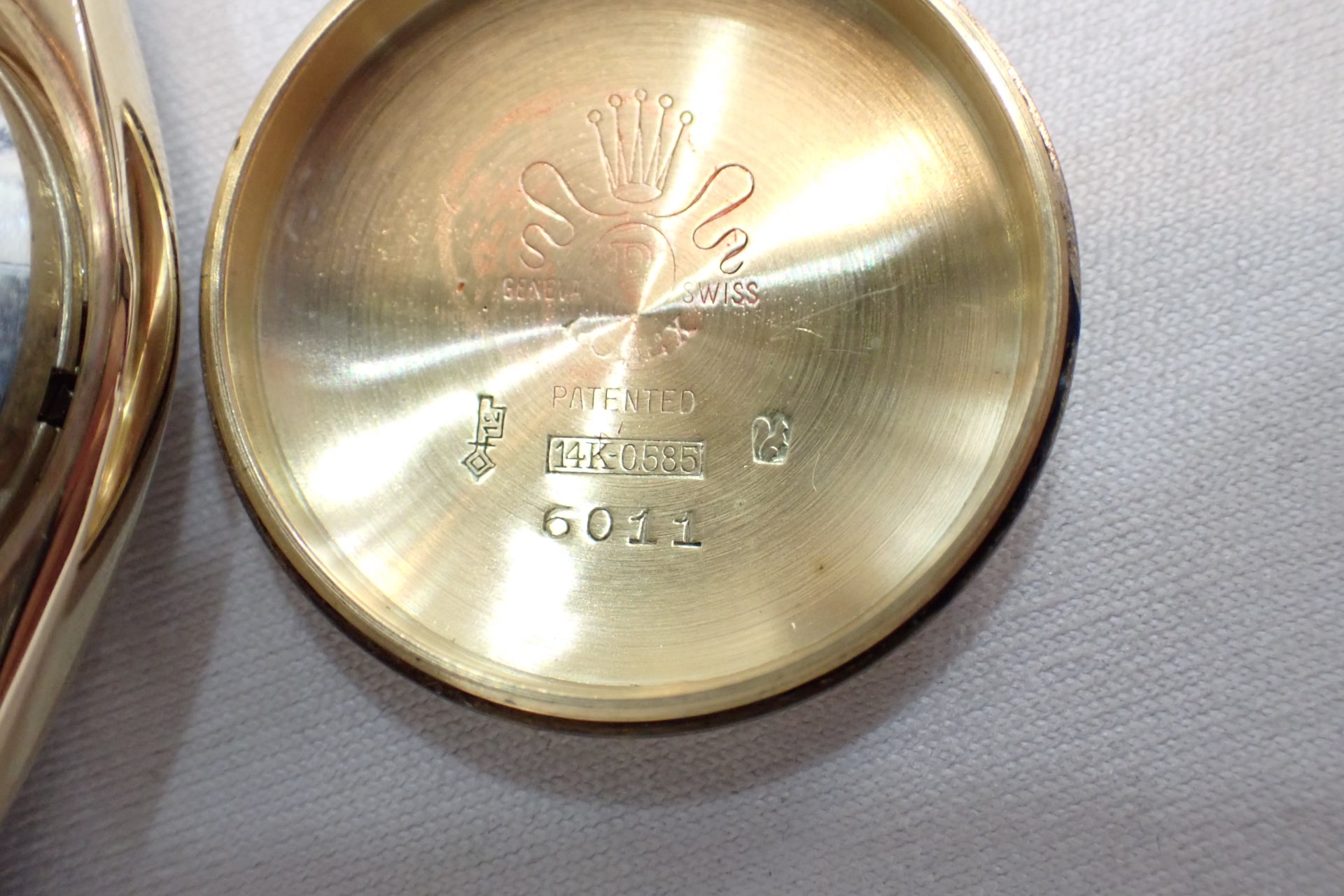 ロレックス/ROLEX バブルバック 14KYG Ref.6011 スーパーオイスターリューズ/最終番