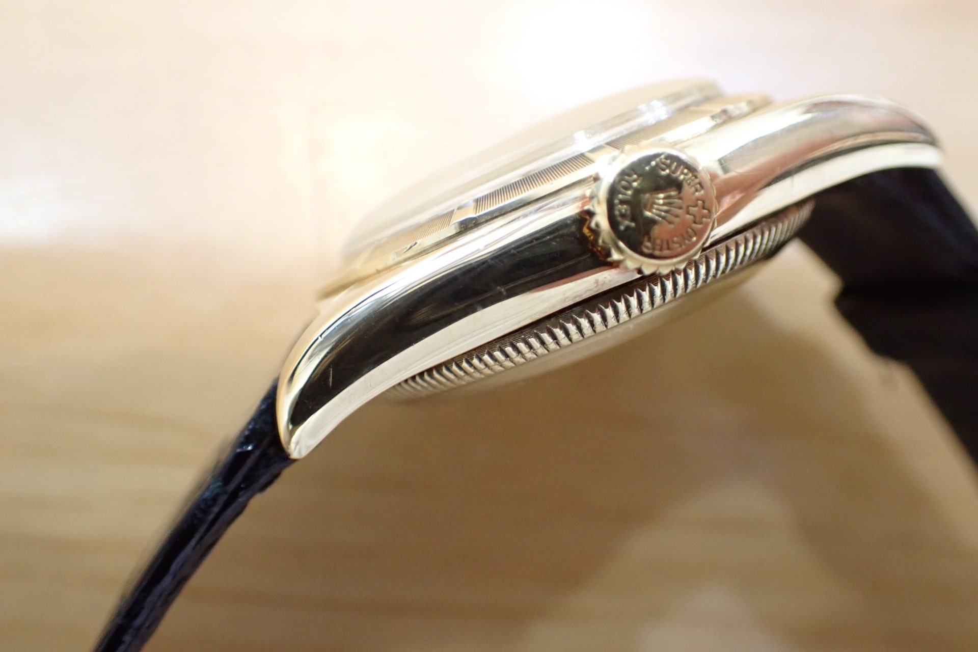 ロレックス/ROLEX バブルバック 14KYG Ref.6011 スーパーオイスターリューズ/最終番