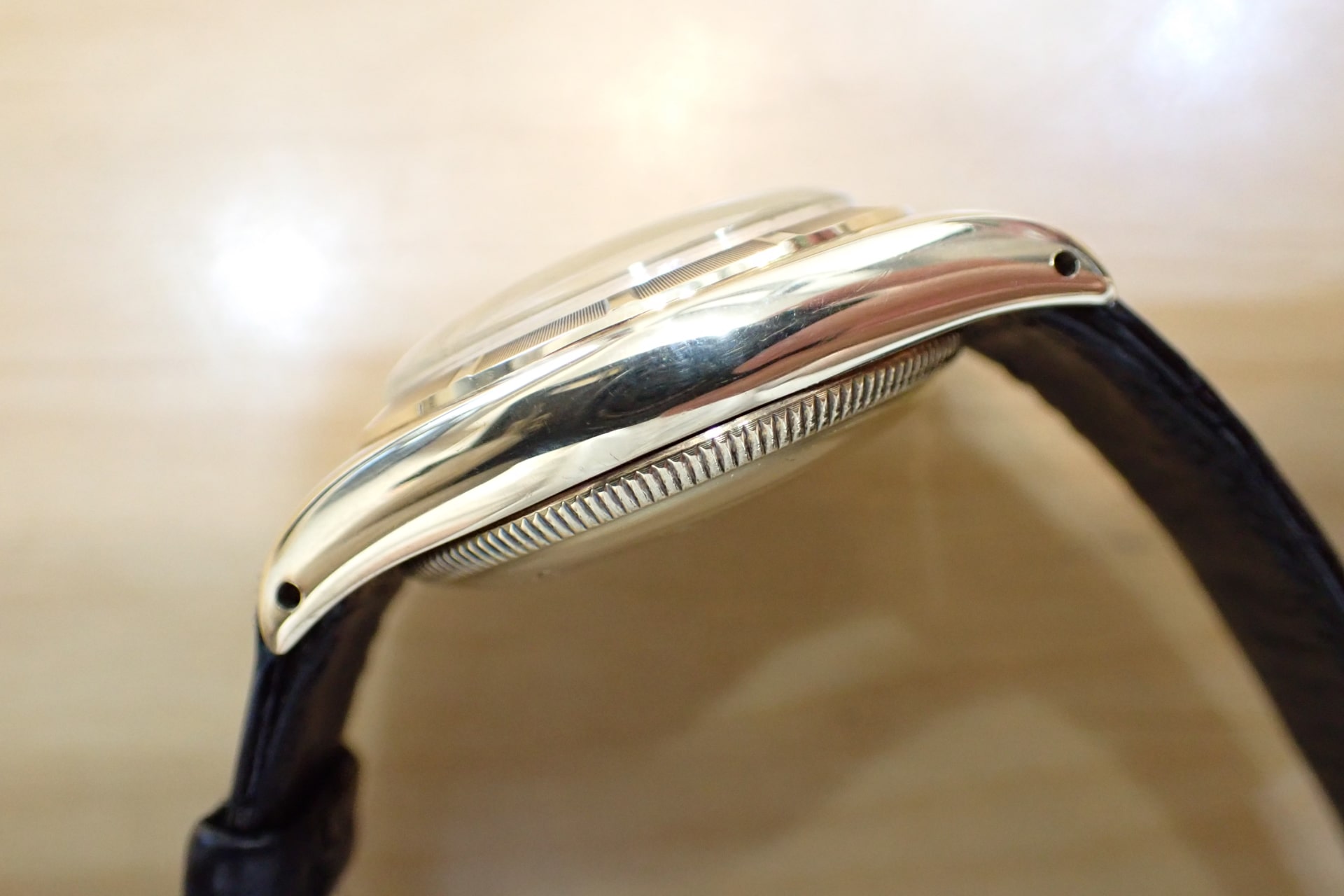 ロレックス/ROLEX バブルバック 14KYG Ref.6011 スーパーオイスターリューズ/最終番