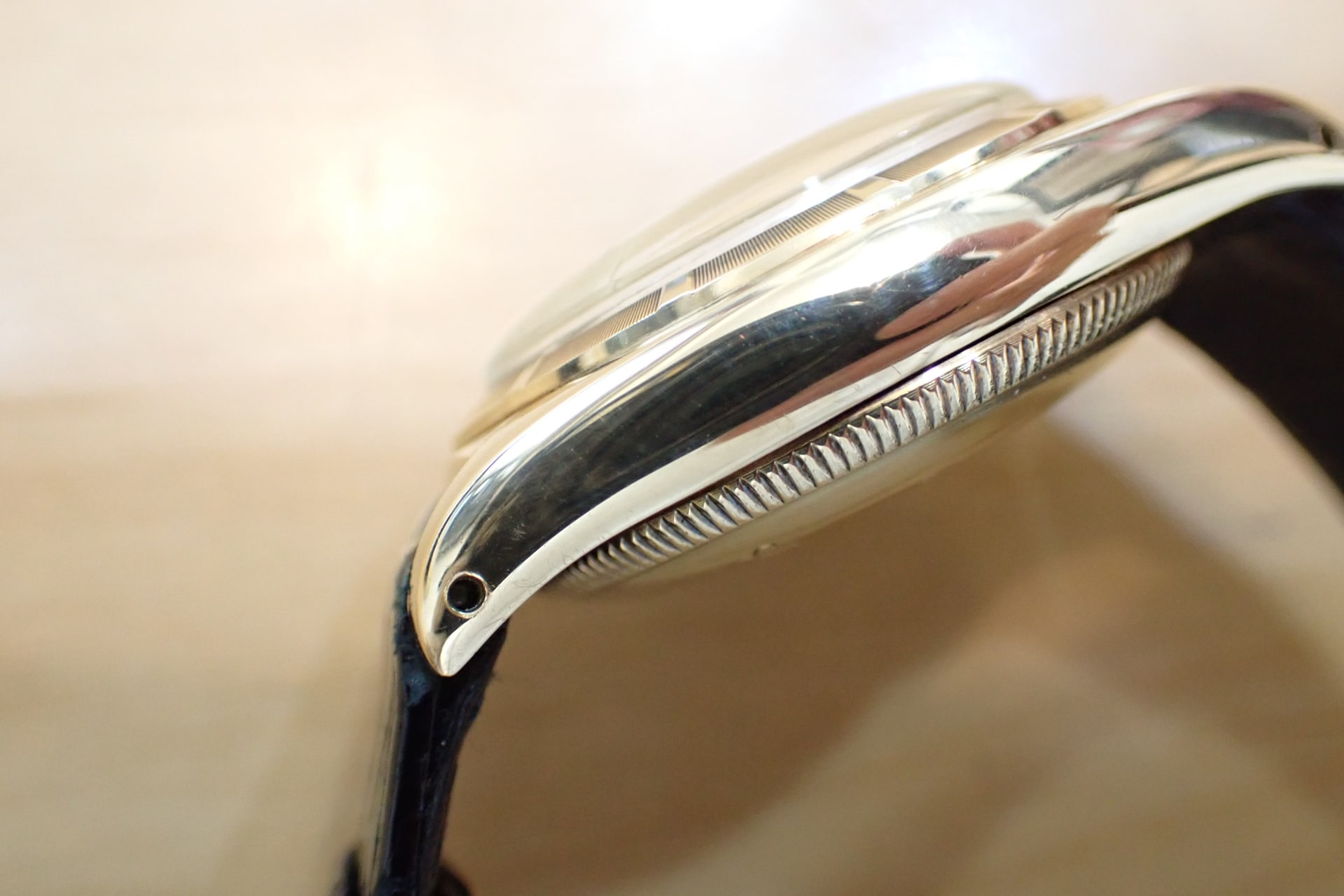 ロレックス/ROLEX バブルバック 14KYG Ref.6011 スーパーオイスターリューズ/最終番