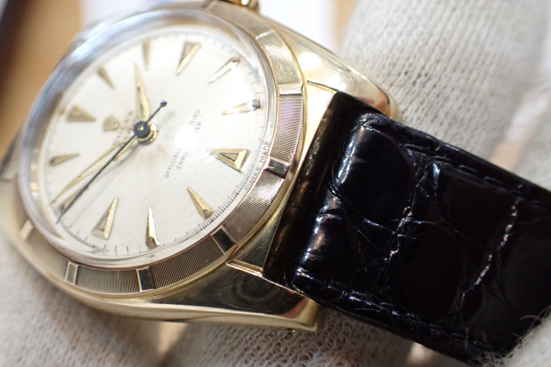 中古品V【ROLEX】ロレックス バブルバック 14KYG Ref.6011