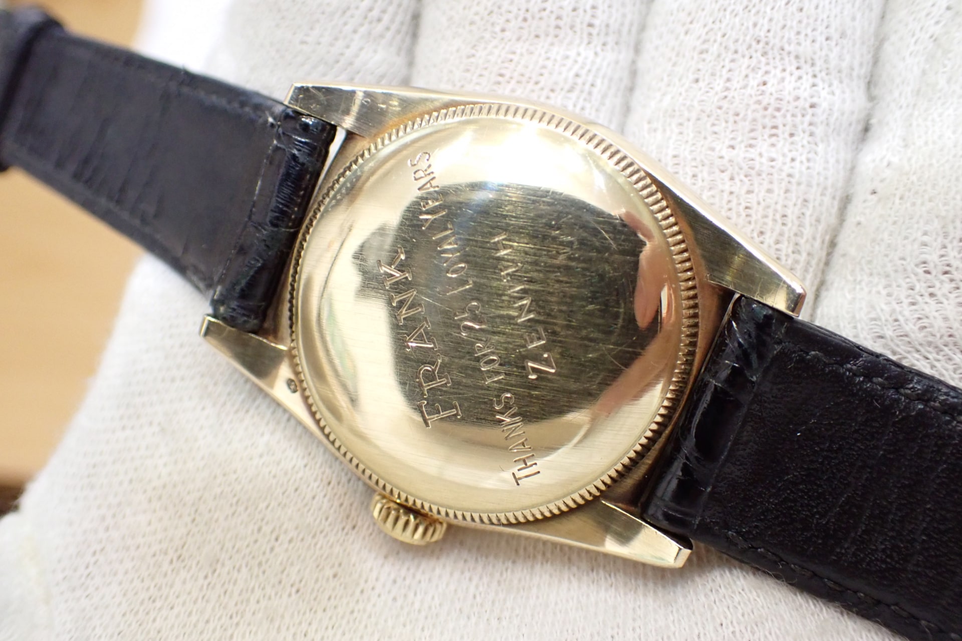 ロレックス/ROLEX バブルバック 14KYG Ref.6011 スーパーオイスターリューズ/最終番