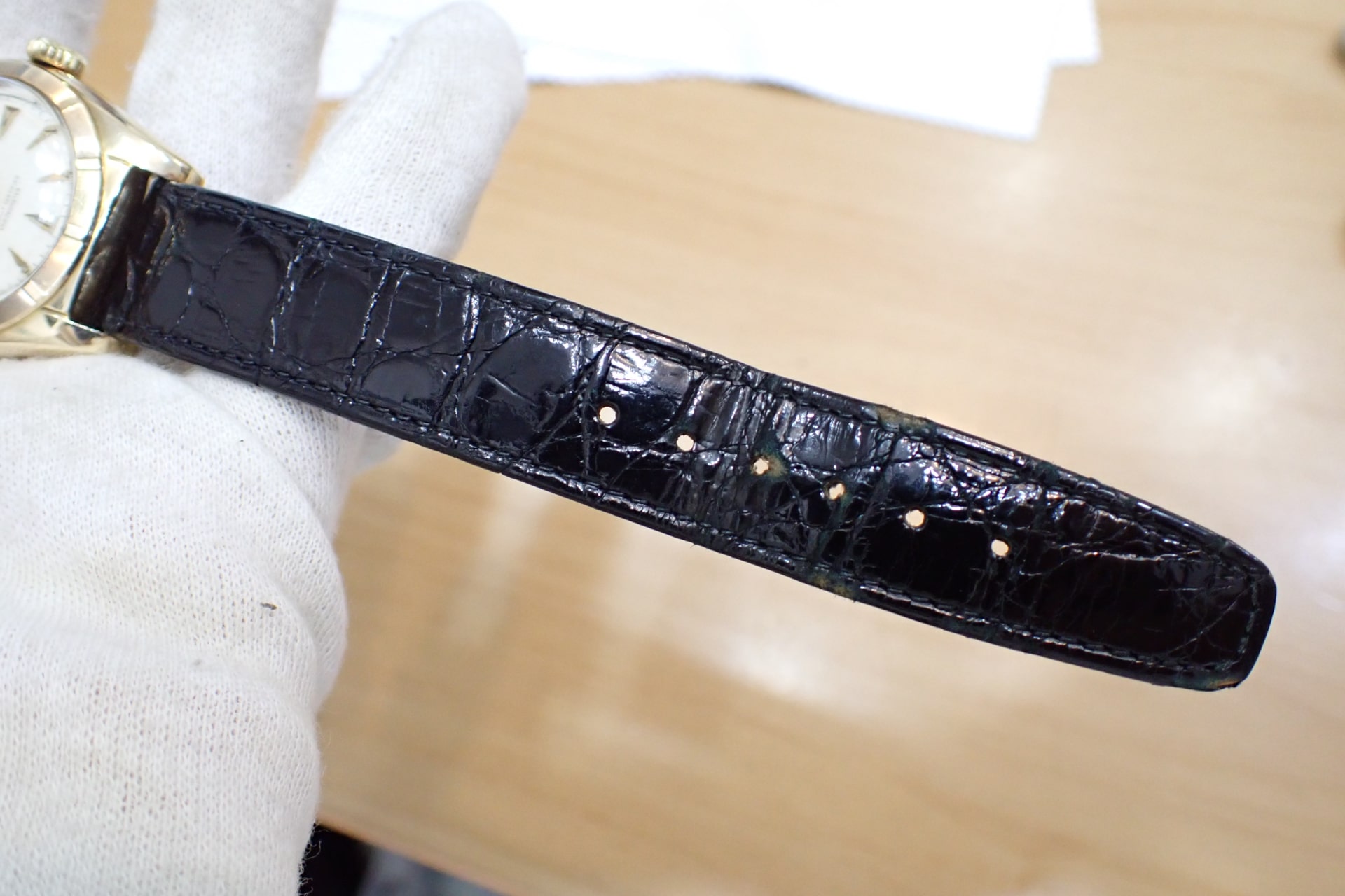 ロレックス/ROLEX バブルバック 14KYG Ref.6011 スーパーオイスターリューズ/最終番