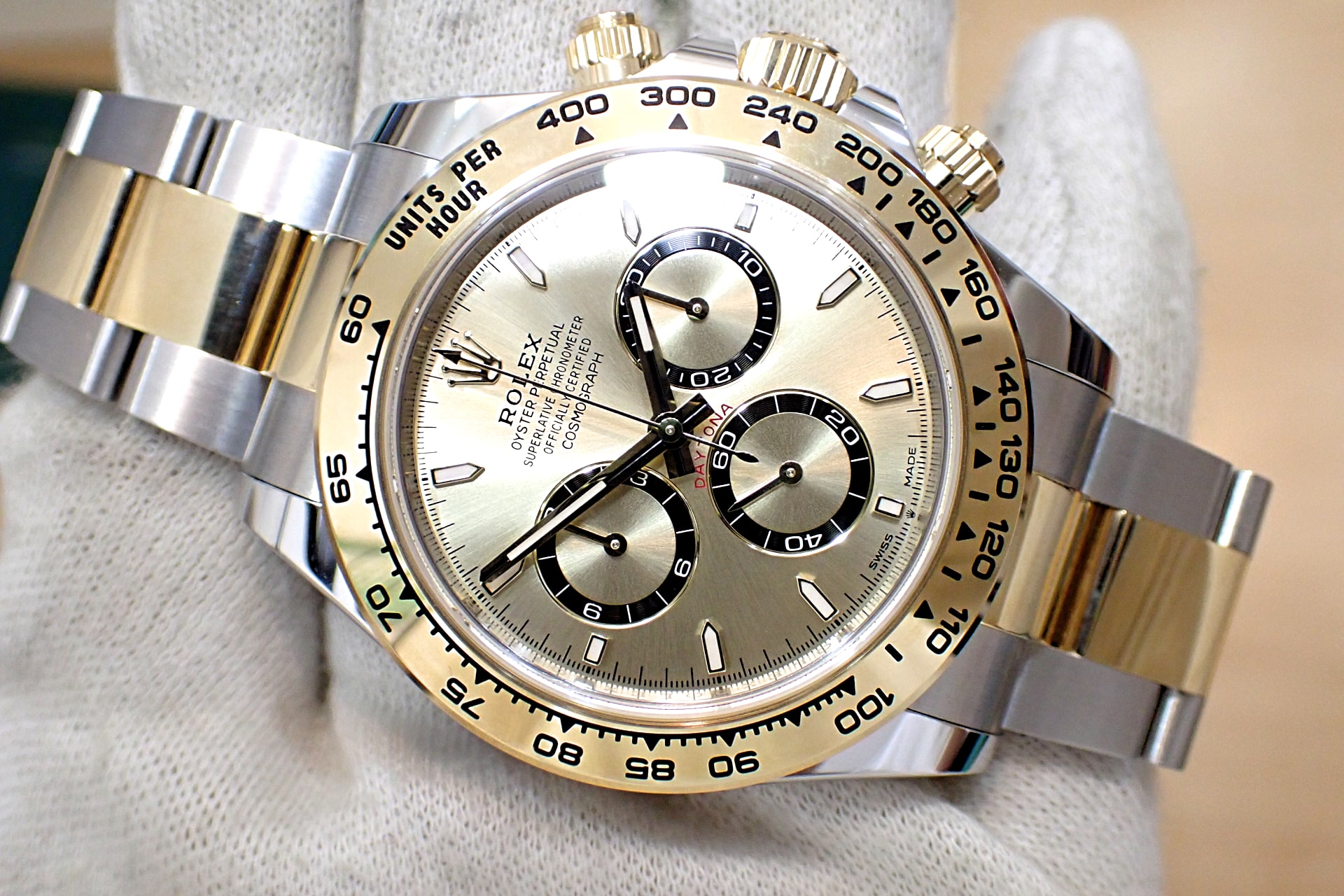 中古品AA【ROLEX】ロレックス デイトナ Ref.126503 シャンパン文字盤