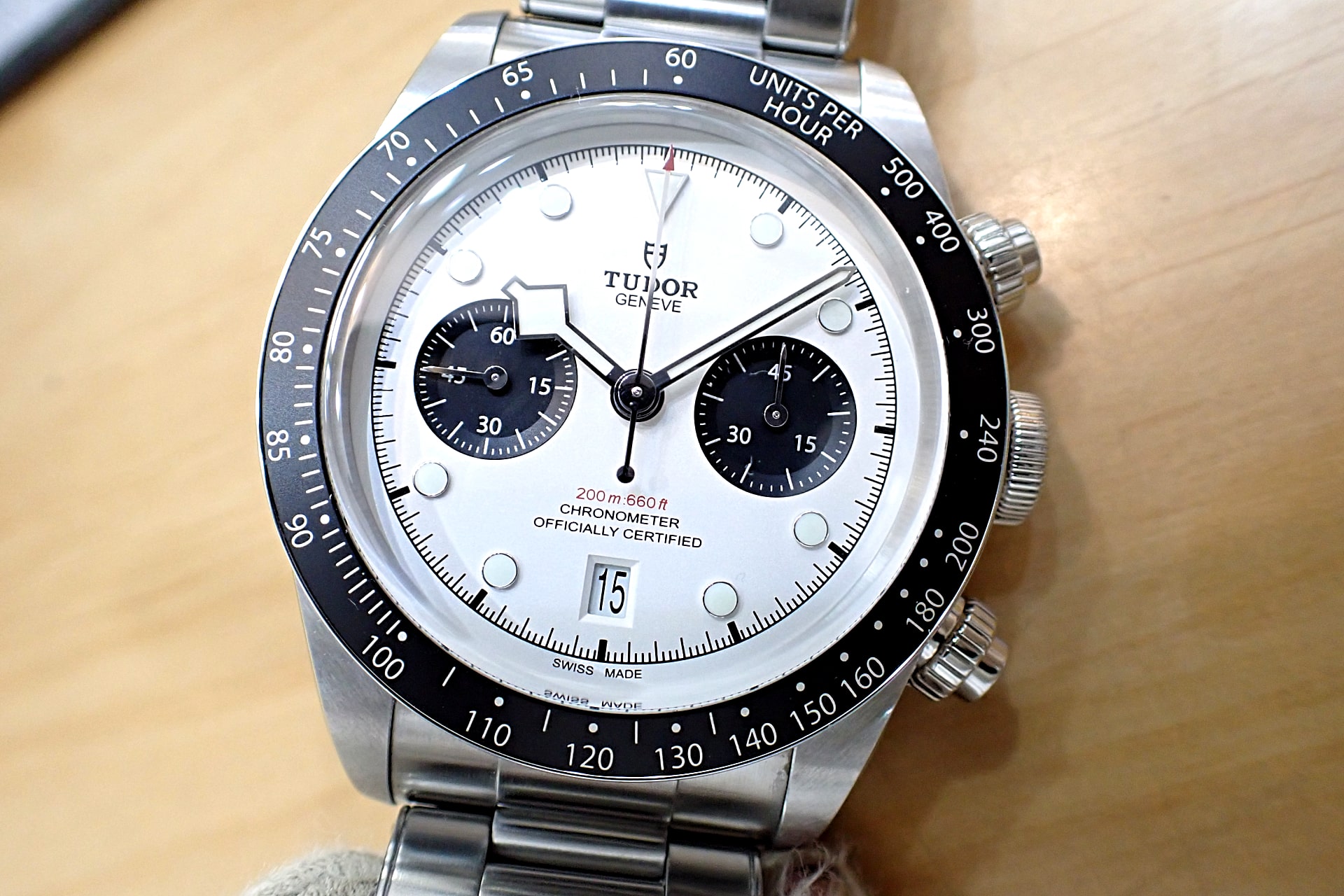 TUDOR/チューダー ヘリテージ ブラックベイ クロノ Ref.79360N 白文字盤