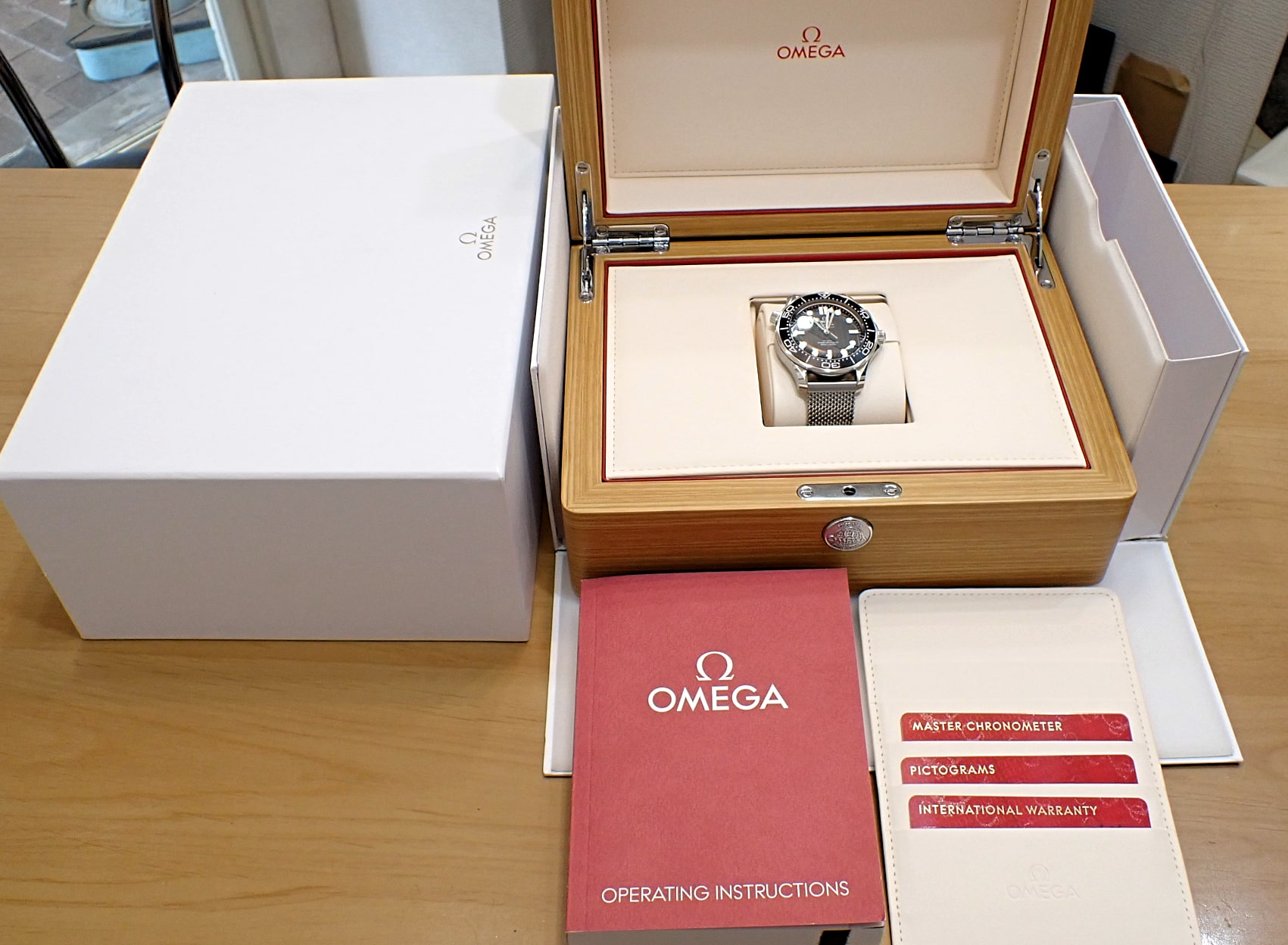 OMEGA/オメガ シーマスター ダイバー300m コーアクシャル マスタークロノメーター Ref.210.30.42.20.01.010　黒文字盤