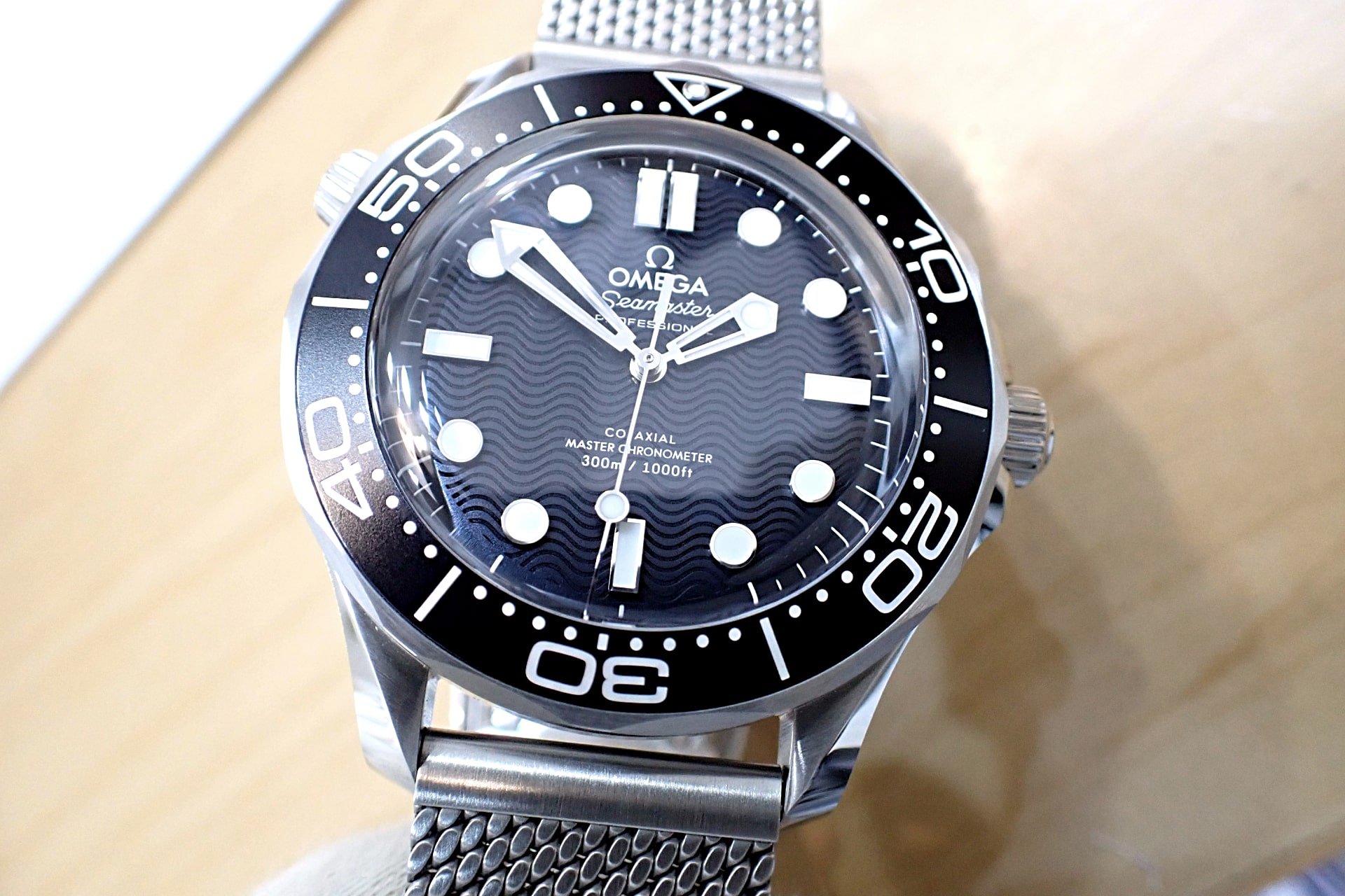 OMEGA/オメガ シーマスター ダイバー300m コーアクシャル マスタークロノメーター Ref.210.30.42.20.01.010　黒文字盤