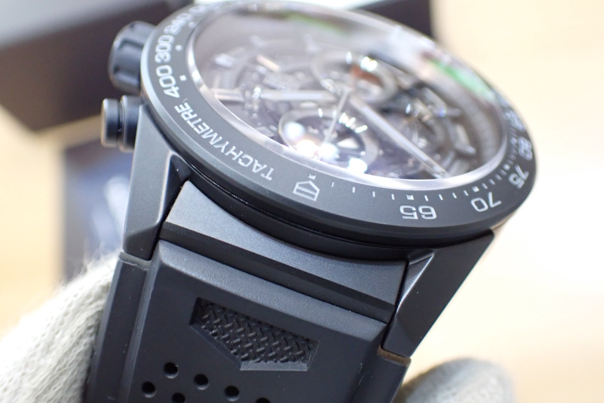 TAG HEUER/タグホイヤー カレラ キャリバーホイヤー01 クロノグラフ Ref.CAR2A91.FT6071 セラミック製