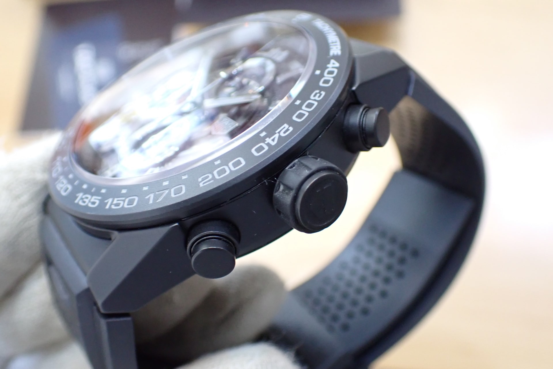 TAG HEUER/タグホイヤー カレラ キャリバーホイヤー01 クロノグラフ Ref.CAR2A91.FT6071 セラミック製