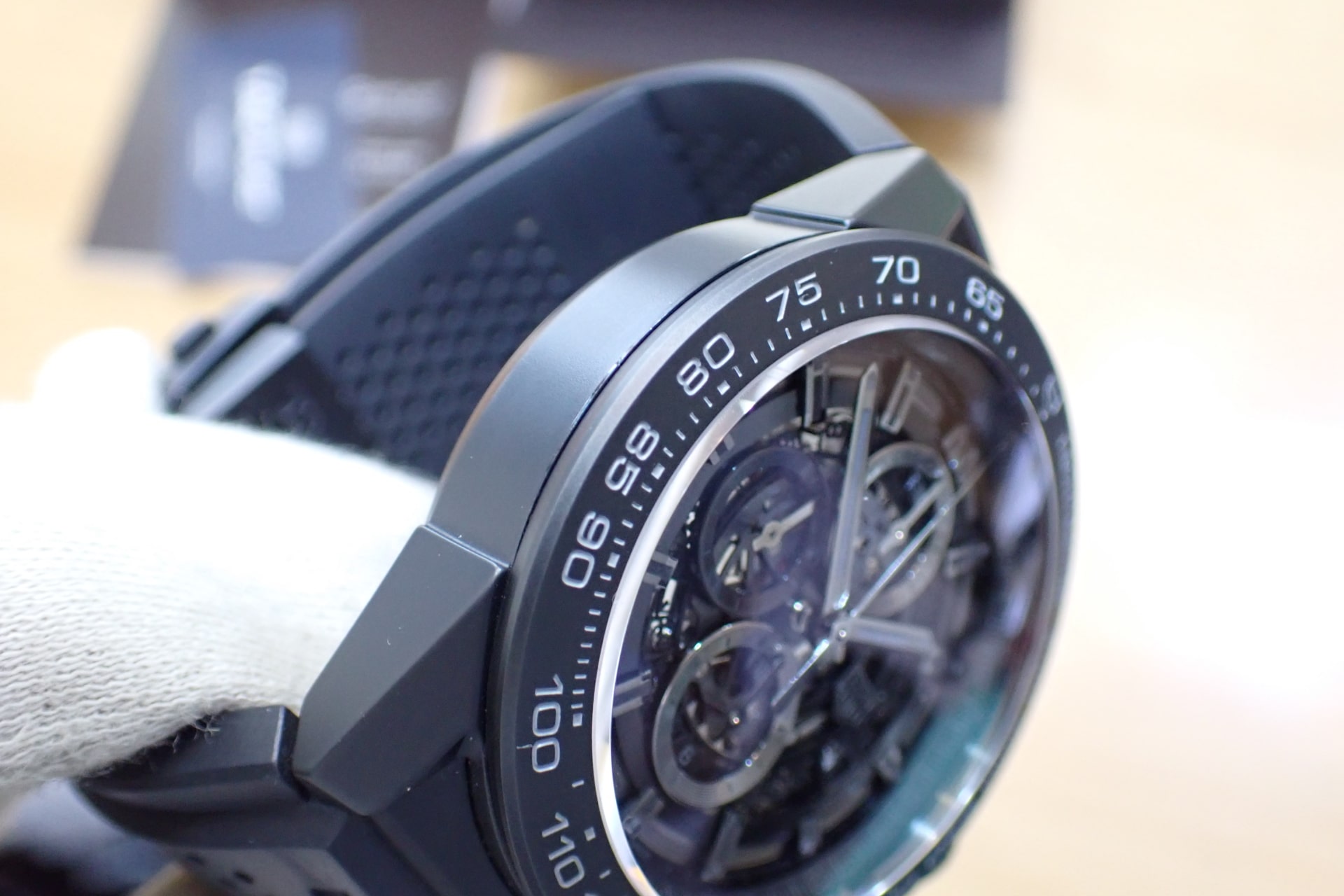 TAG HEUER/タグホイヤー カレラ キャリバーホイヤー01 クロノグラフ Ref.CAR2A91.FT6071 セラミック製