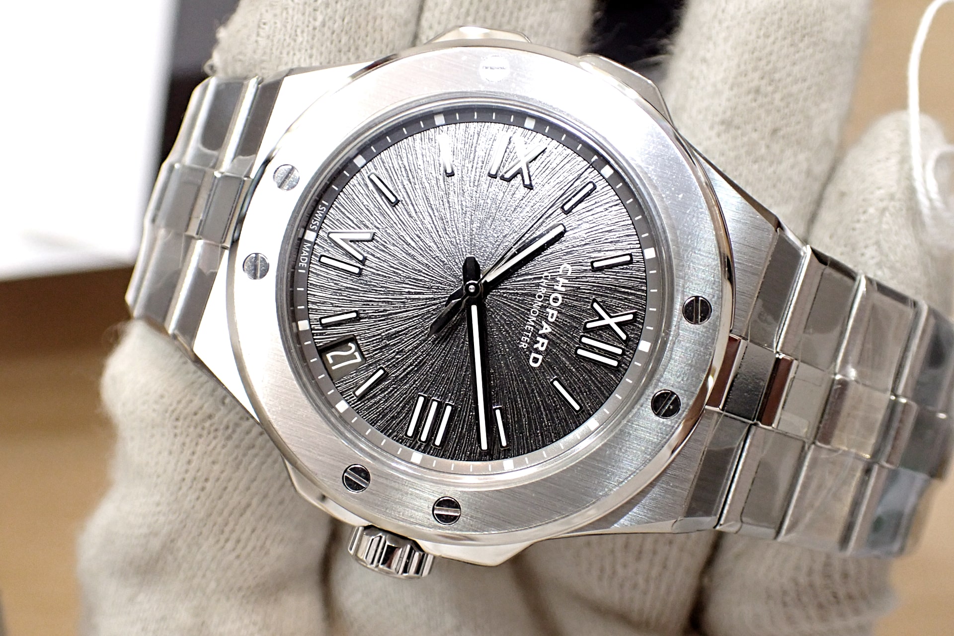 Chopard/ショパール アルパインイーグル ラージ SS グレー文字盤 Ref.298600-3002