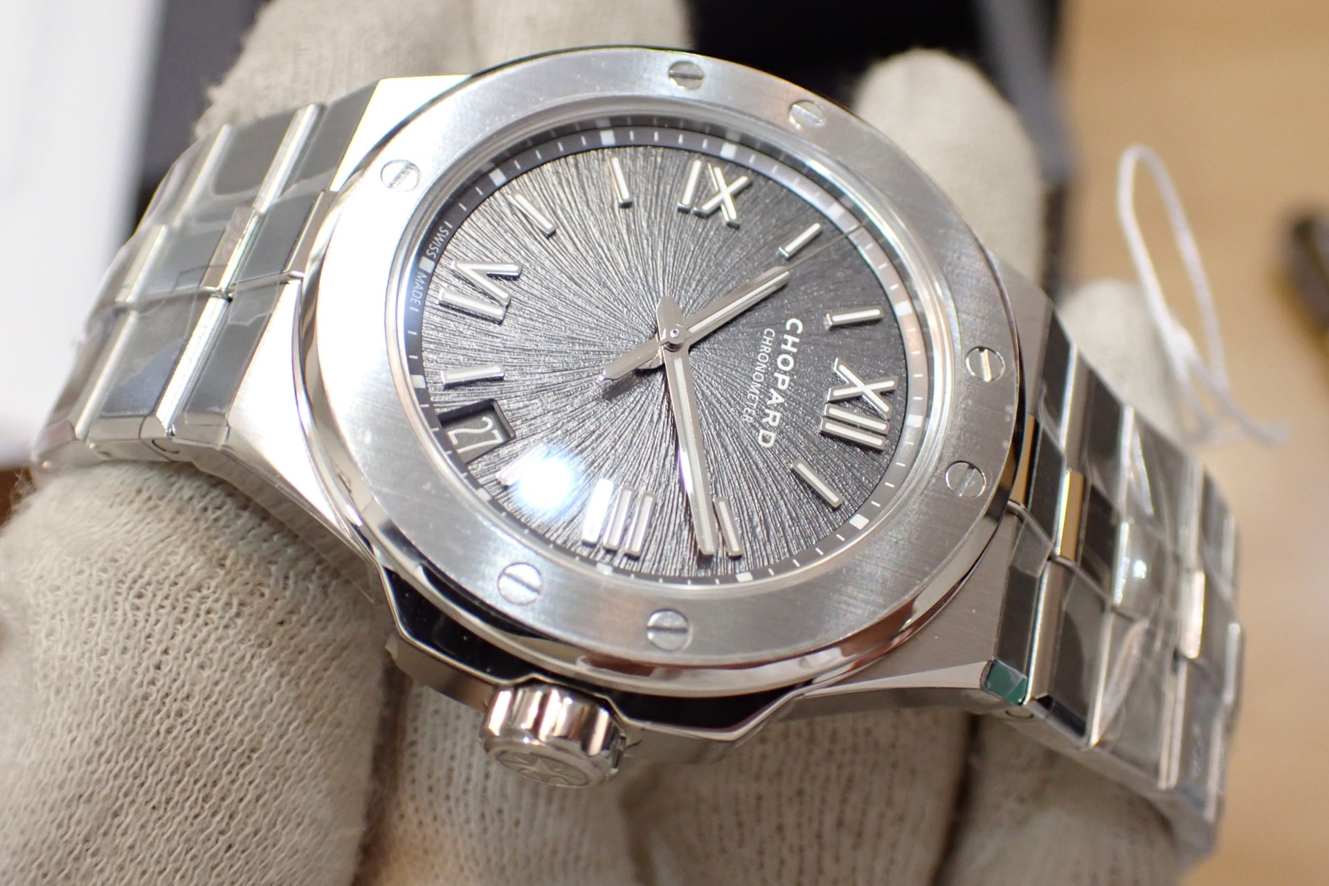 Chopard/ショパール アルパインイーグル ラージ SS グレー文字盤 Ref.298600-3002