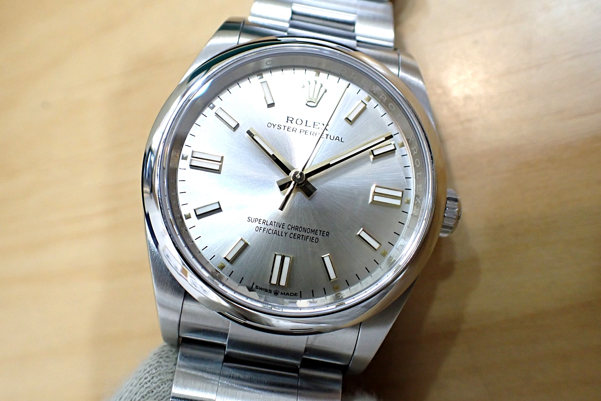 ROLEX/ロレックス オイスターパーペチュアル36 シルバー文字盤 Ref.126000 ランダム番 ノンポリッシュ