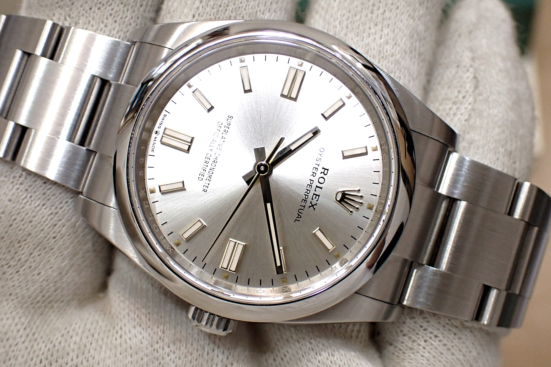 ROLEX/ロレックス オイスターパーペチュアル36 シルバー文字盤 Ref.126000 ランダム番 ノンポリッシュ