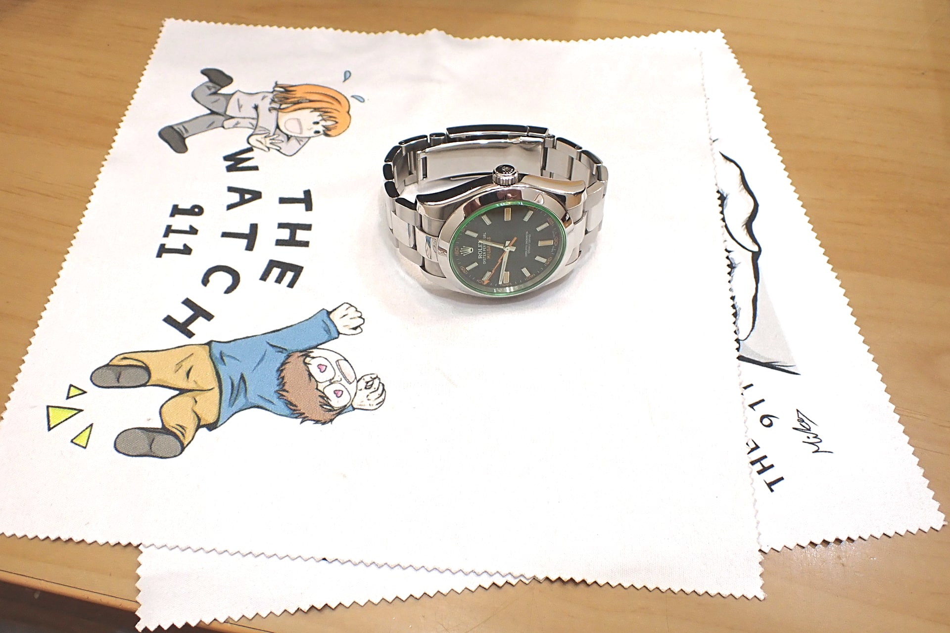 ROLEX/ロレックス ミルガウス シリアG番 Ref.116400GV グリーンガラス