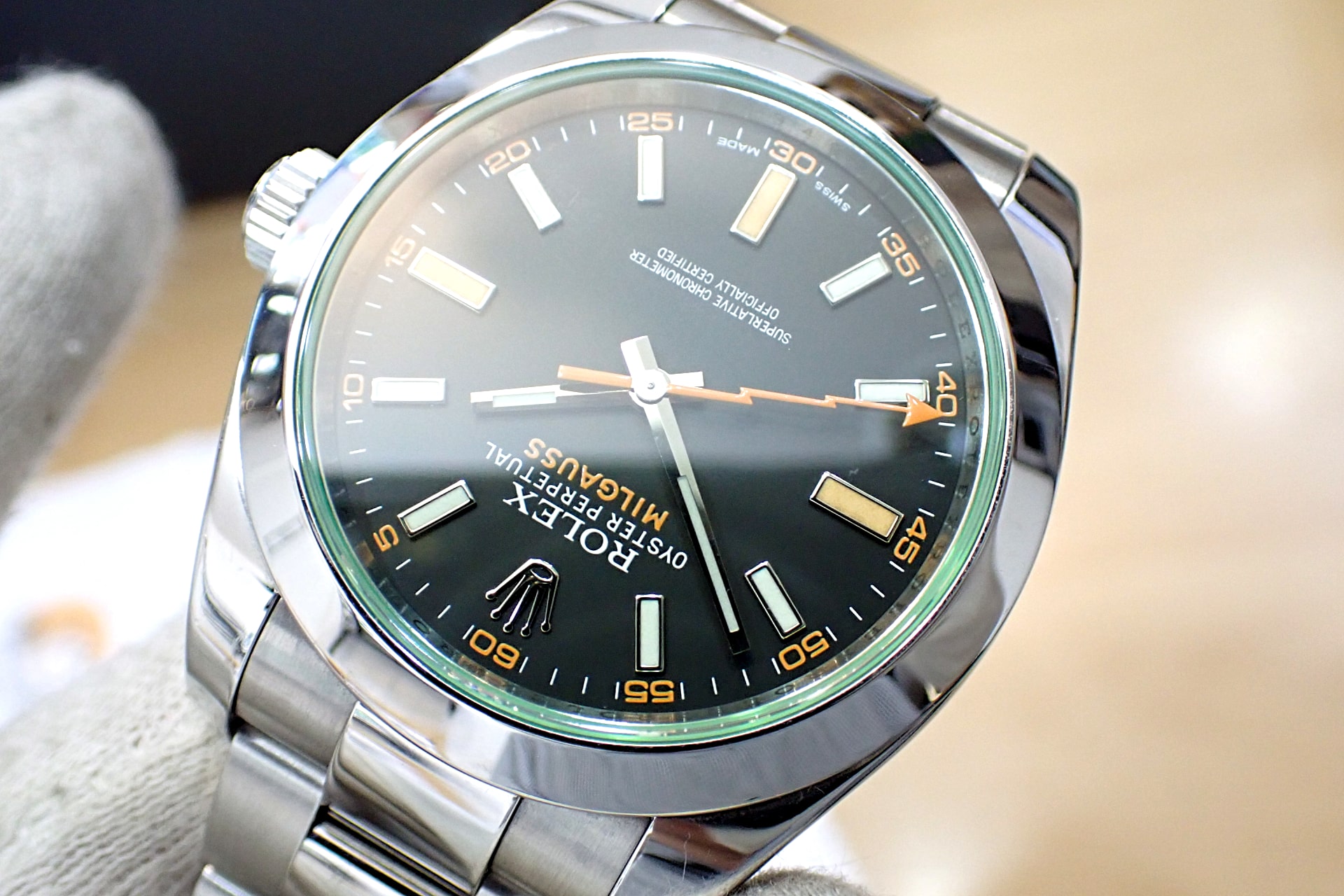 中古品B【ROLEX】ロレックス ミルガウス シリアルG番 Ref.116400GV