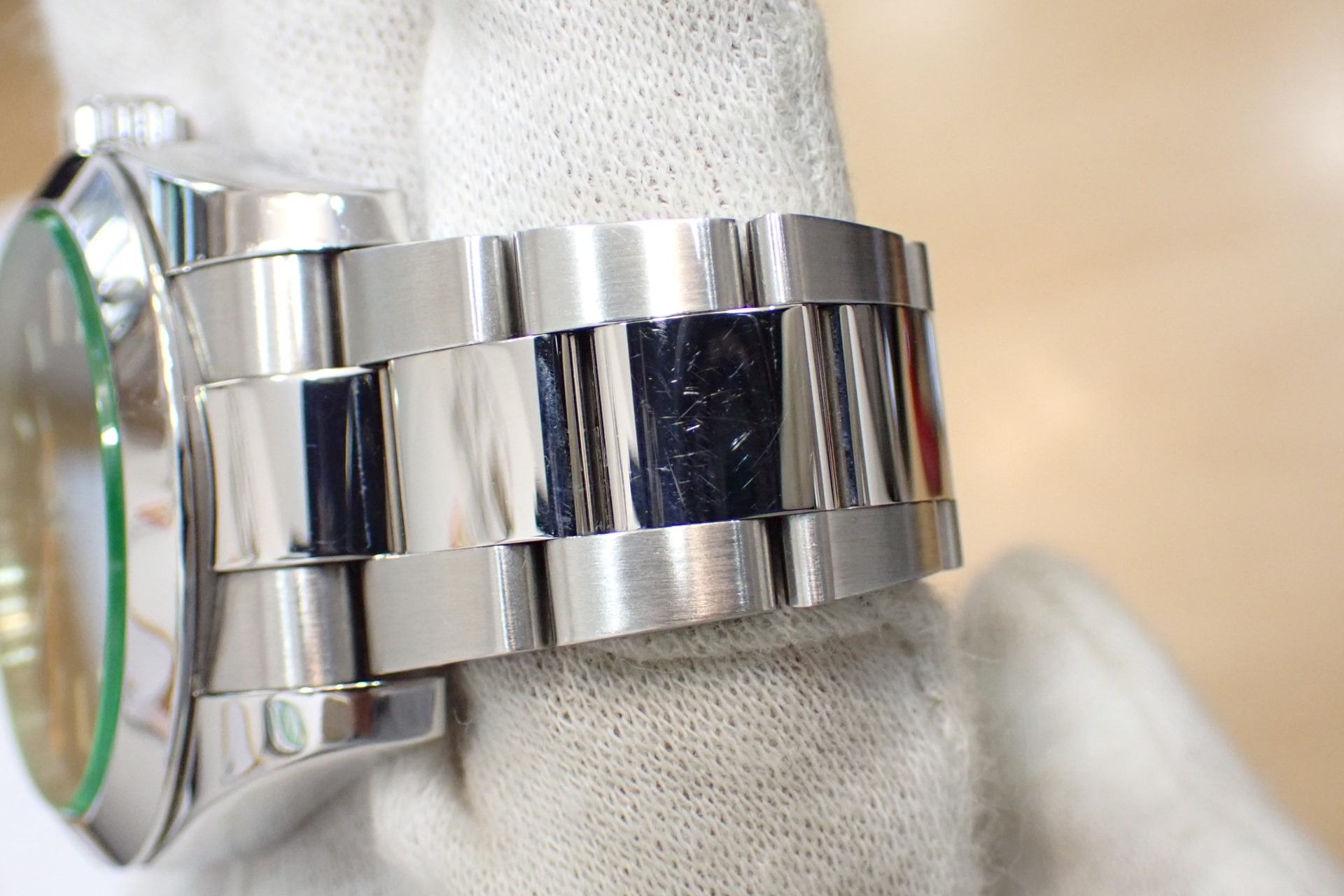 ROLEX/ロレックス ミルガウス シリアG番 Ref.116400GV グリーンガラス