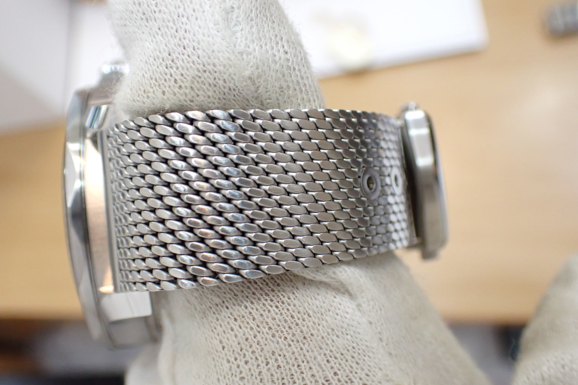 オメガ/OMEGA シーマスター ダイバー 300m コーアクシャル マスター クロノメーター 42mm Ref.210.32.42.20.04.001 純正メッシュブレスモデル