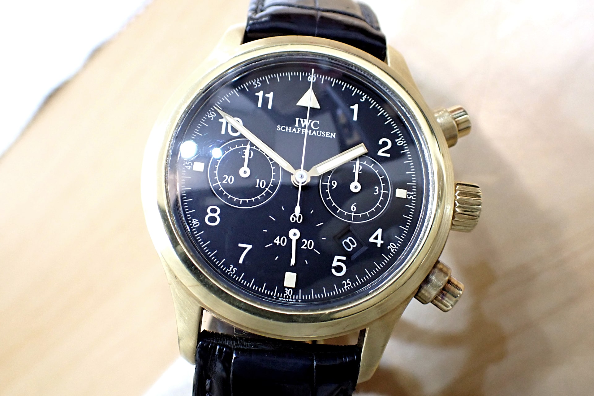 IWC フリーガー クロノグラフ 18KYG メカクォーツ Ref.3740