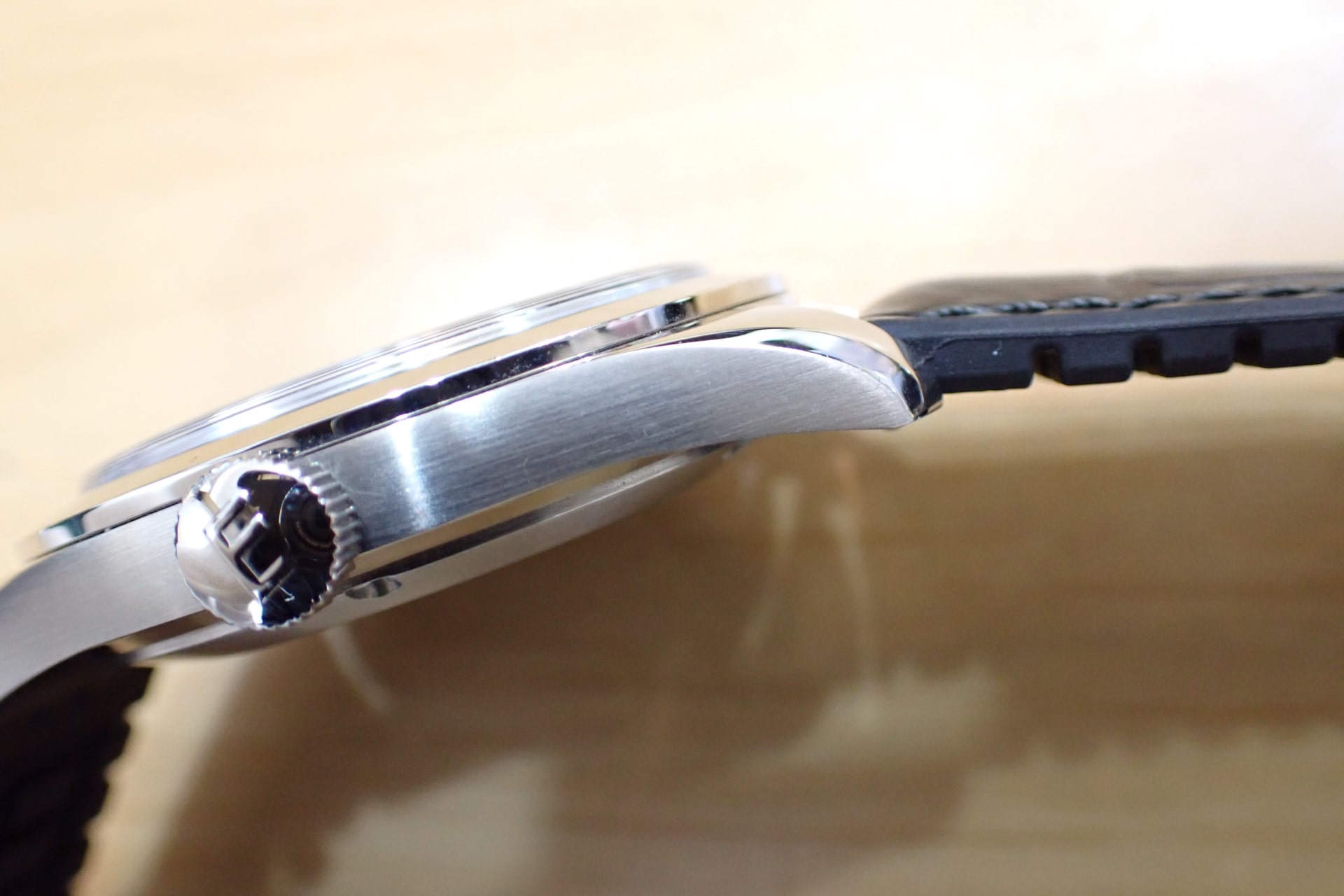 EBERHARD/エベラール サイエンティグラフ Ref.41043.01 CP 黒文字盤 メーカー純正レザーストラップ2本付き