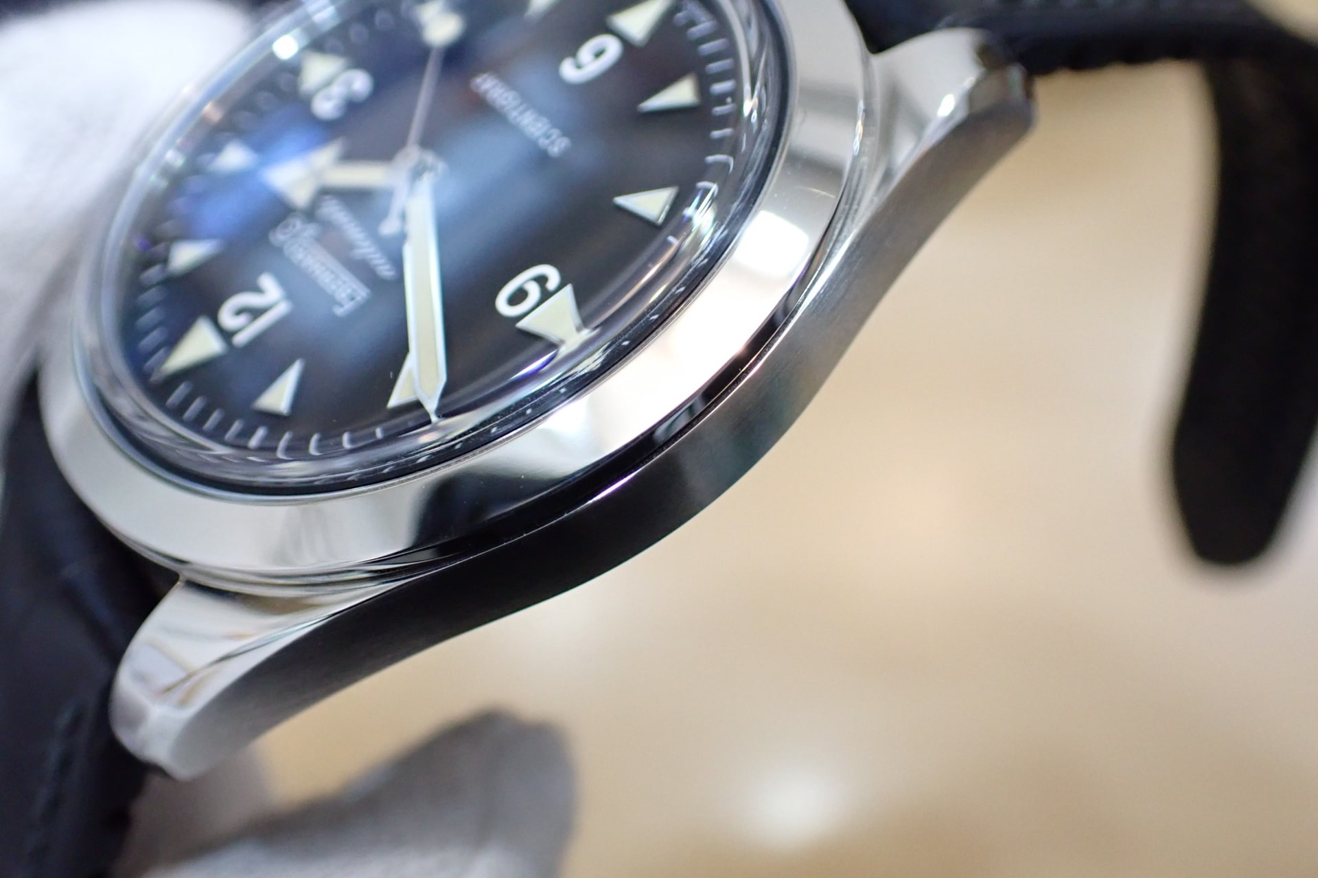 EBERHARD/エベラール サイエンティグラフ Ref.41043.01 CP 黒文字盤 メーカー純正レザーストラップ2本付き