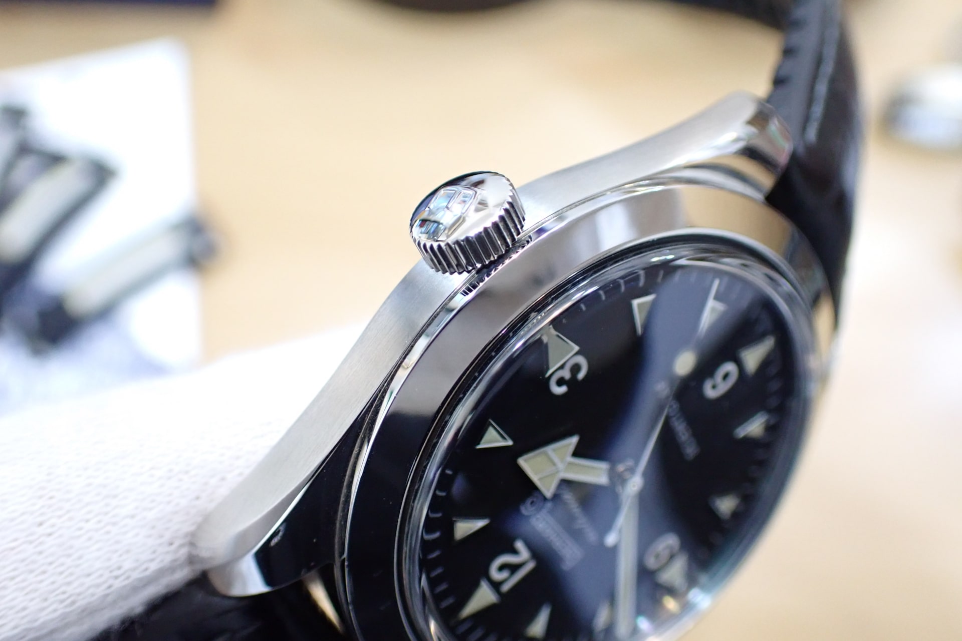 EBERHARD/エベラール サイエンティグラフ Ref.41043.01 CP 黒文字盤 メーカー純正レザーストラップ2本付き