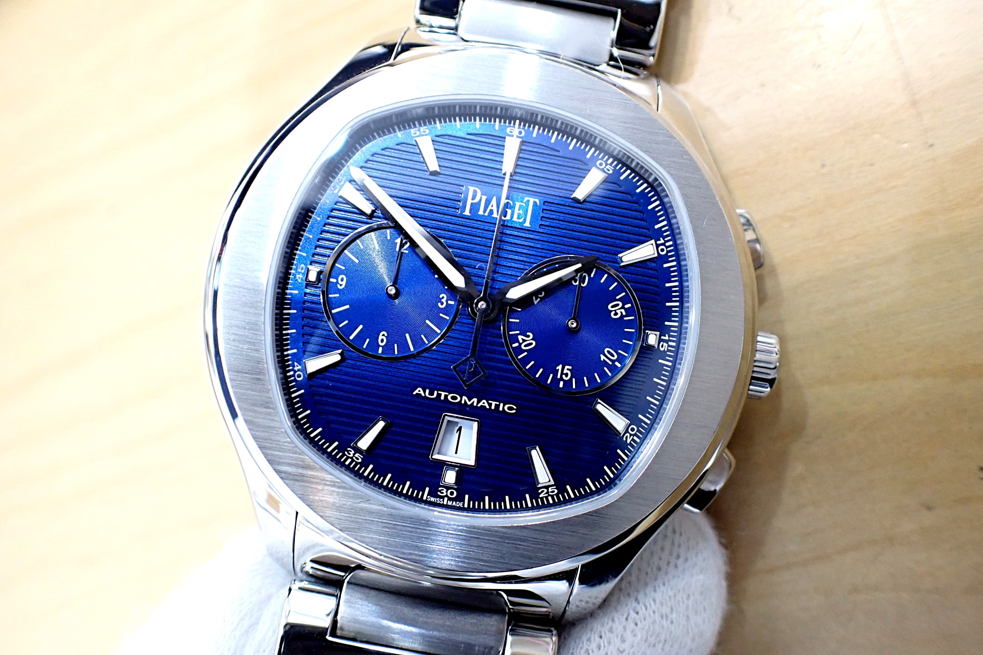 PIAGET/ピアジェ ポロ クロノグラフ Ref.G0A41006 ブルー文字盤